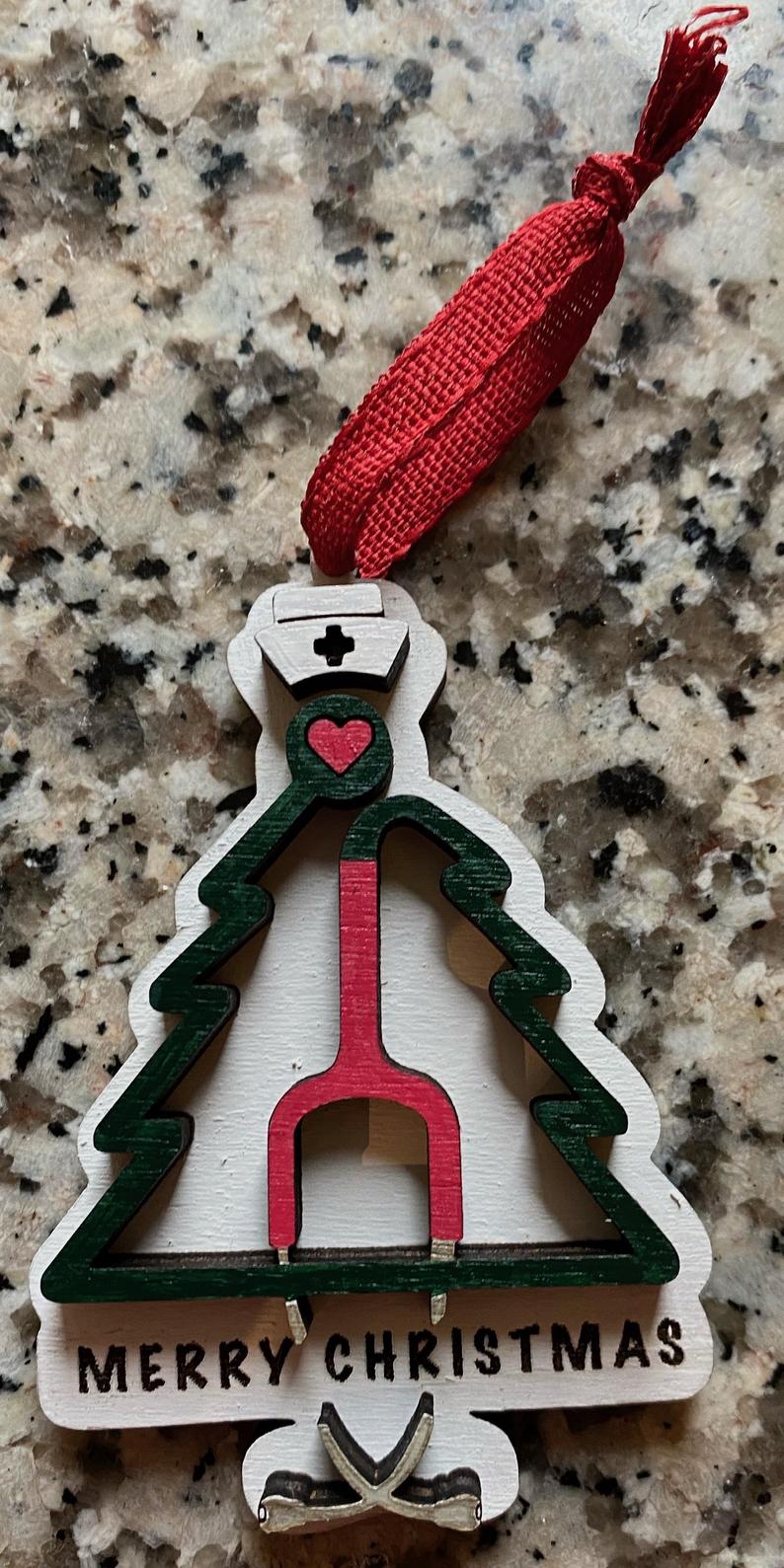 Ornament: Stethoscope Tree