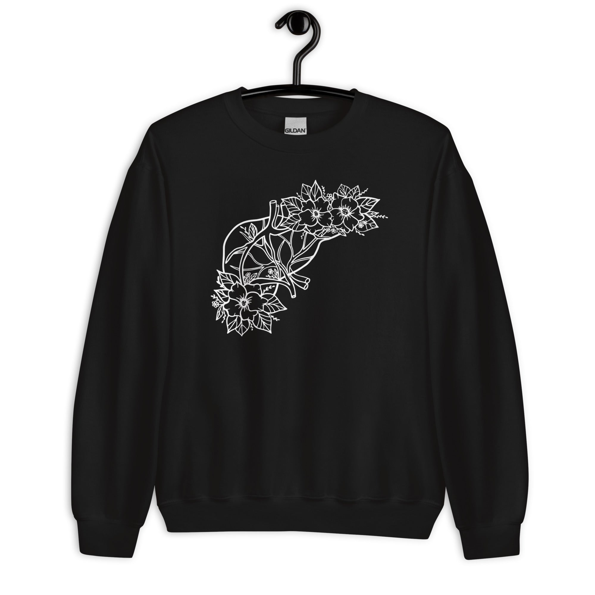 Sweatshirt: Floral Liver