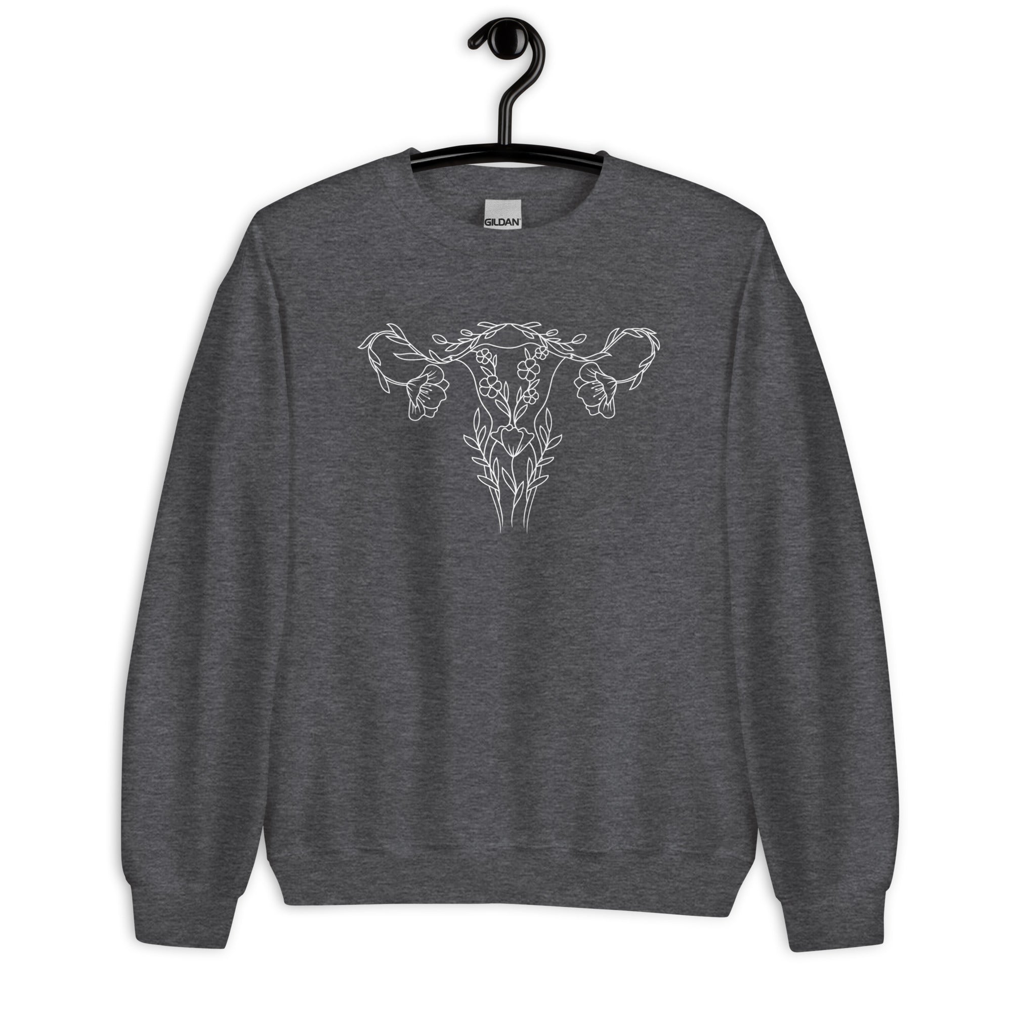 Sweatshirt: Floral Uterus