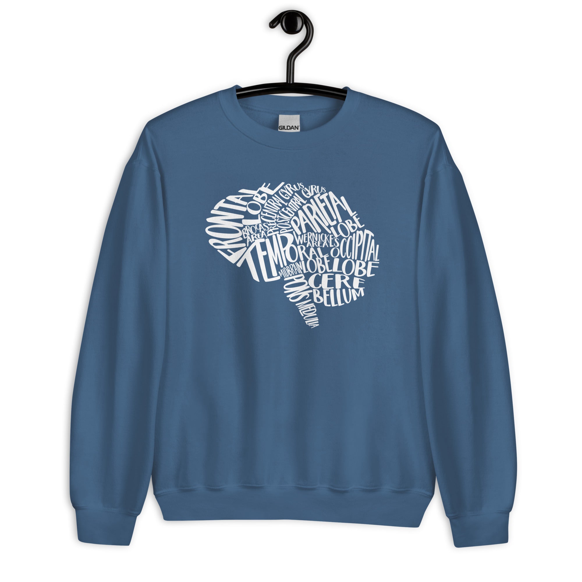 Sweatshirt: Typographical Brain