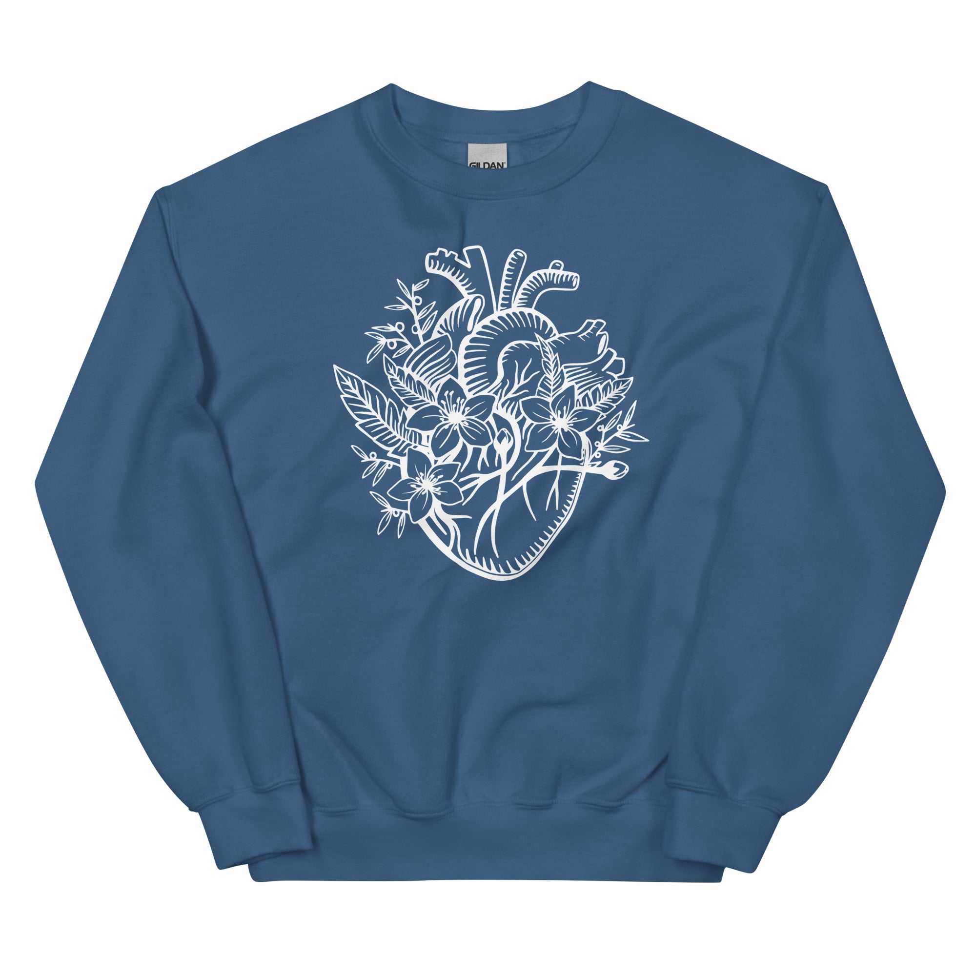 Sweatshirt: Floral Heart