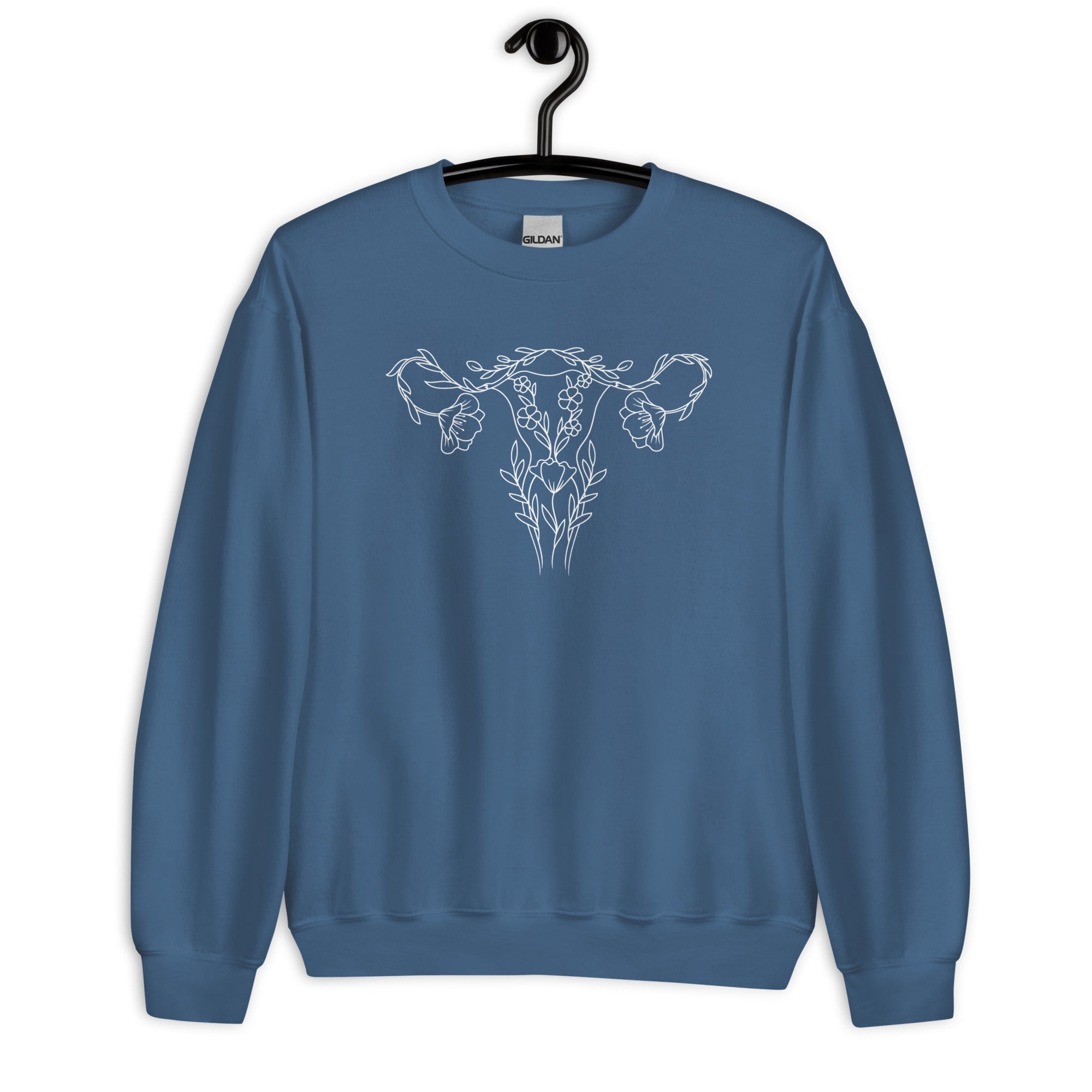 Sweatshirt: Floral Uterus