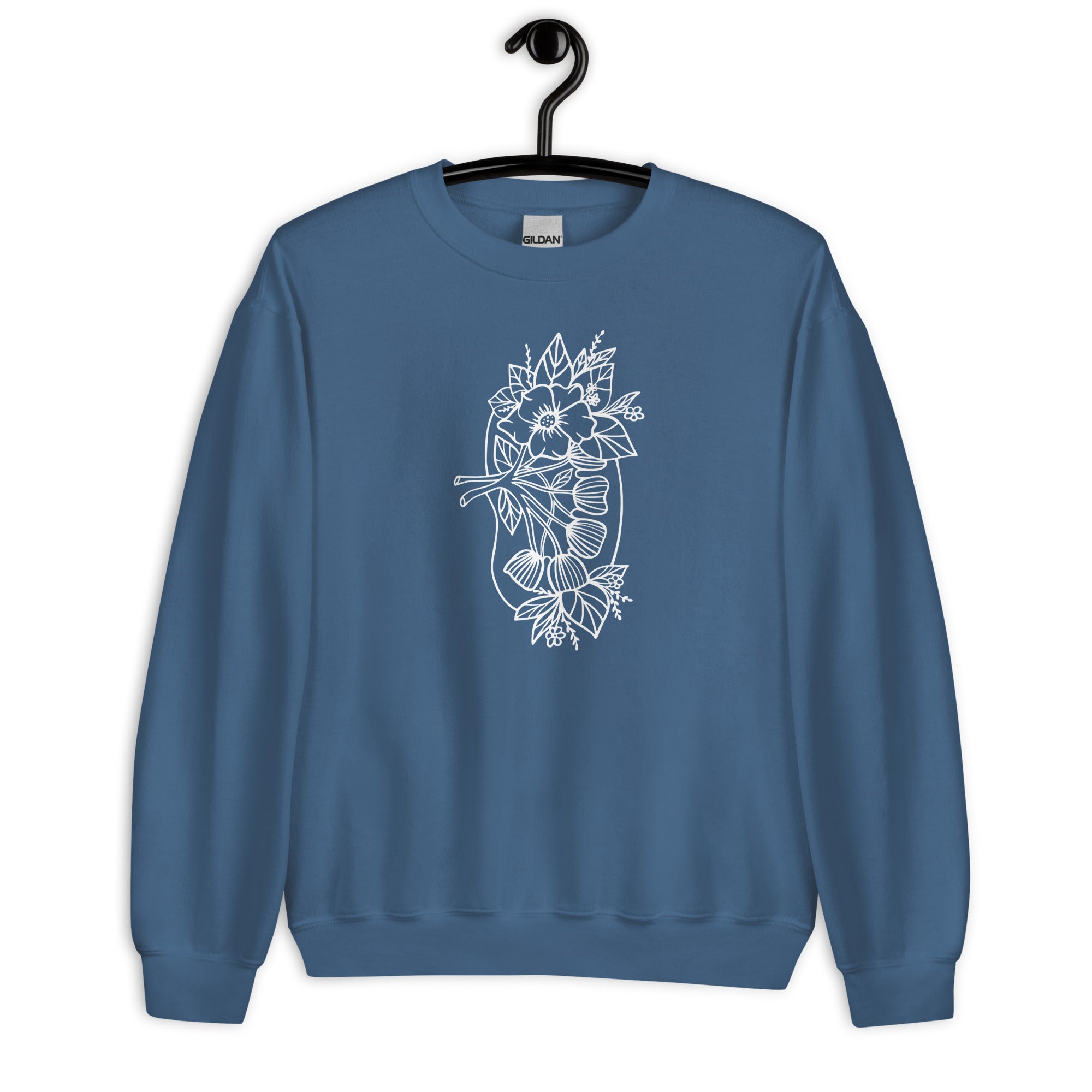 Sweatshirt: Floral Kidney