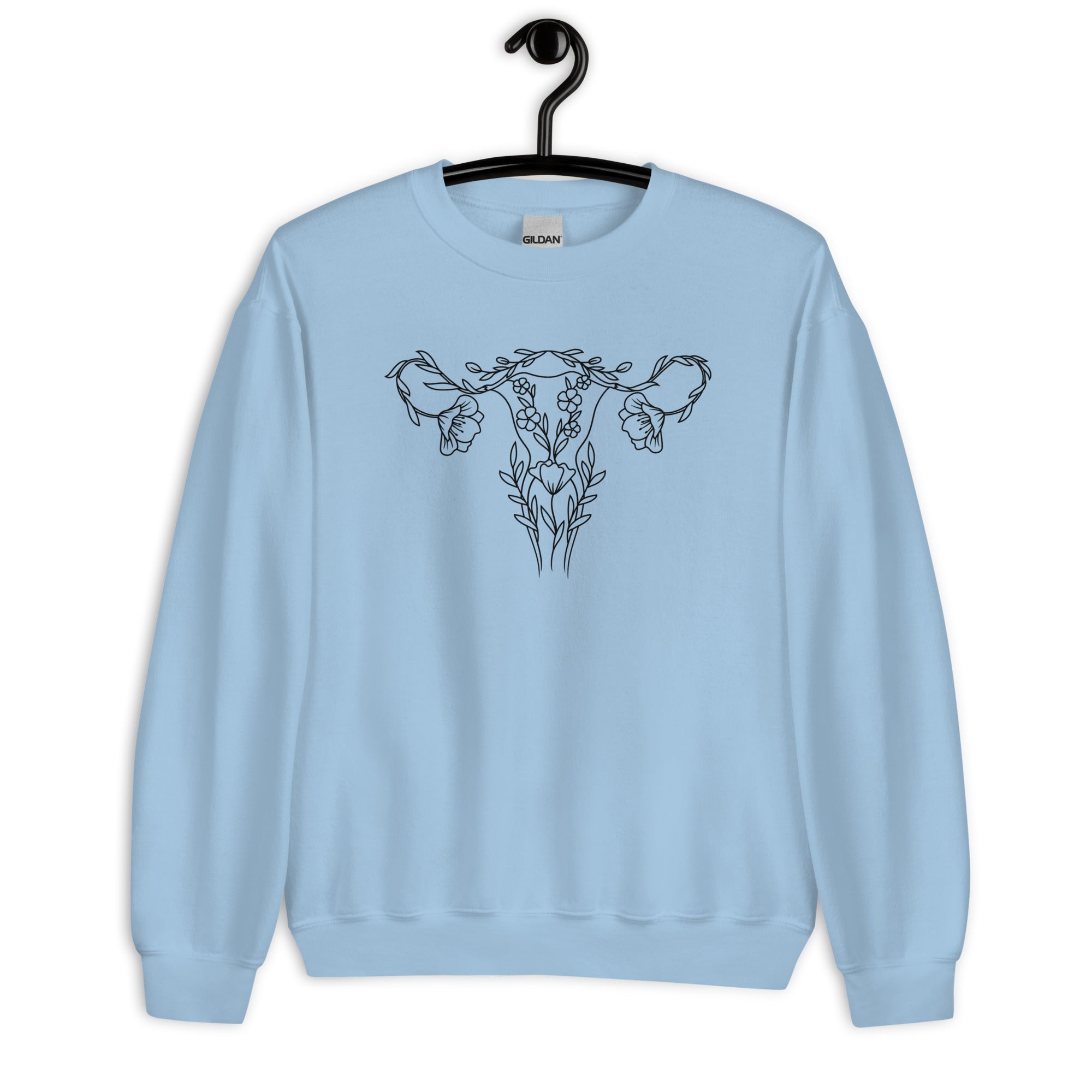 Sweatshirt: Floral Uterus