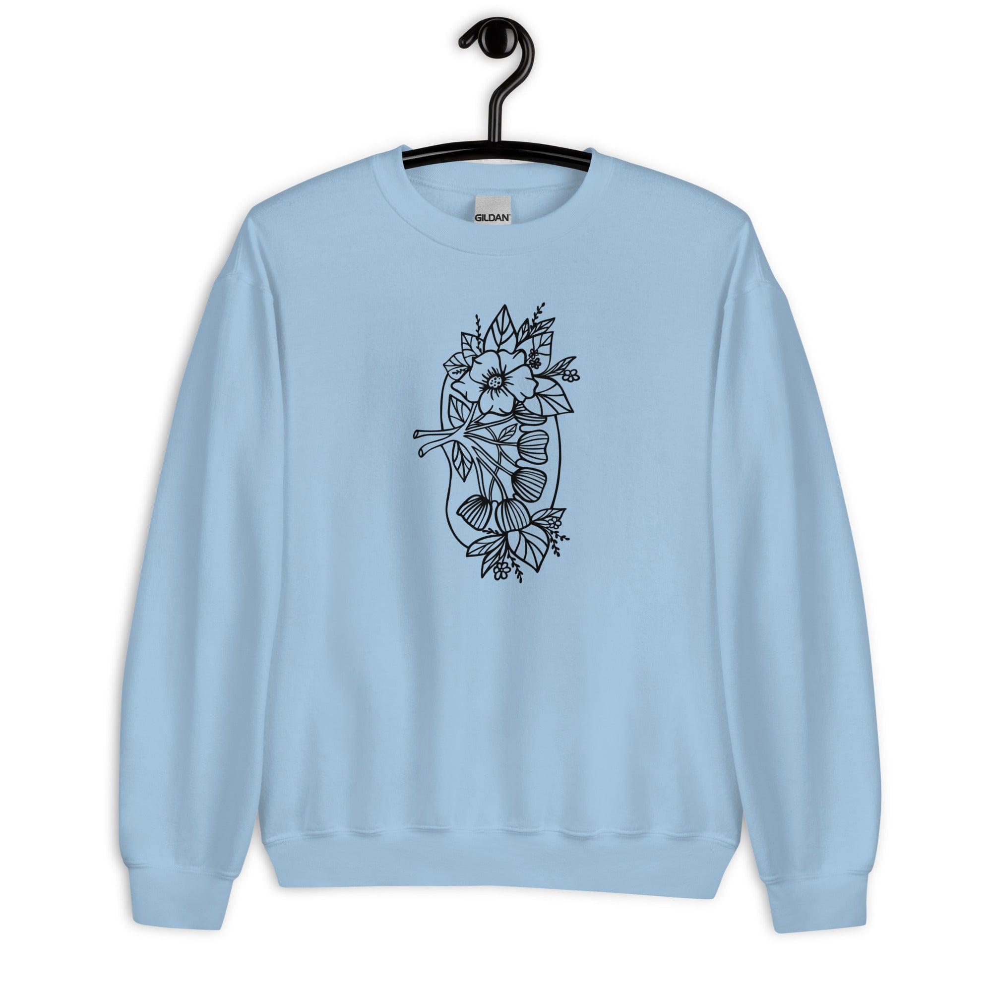 Sweatshirt: Floral Kidney