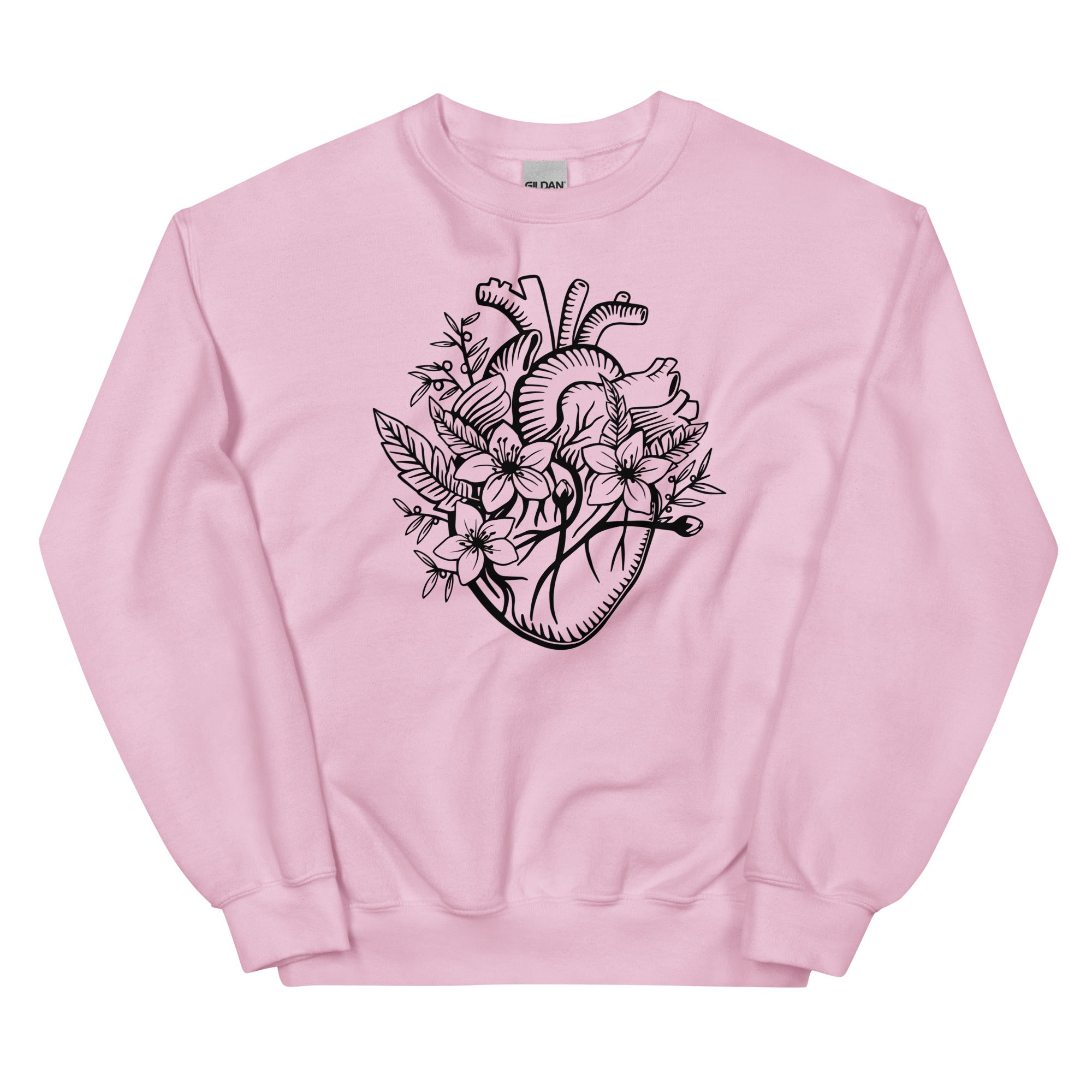 Sweatshirt: Floral Heart
