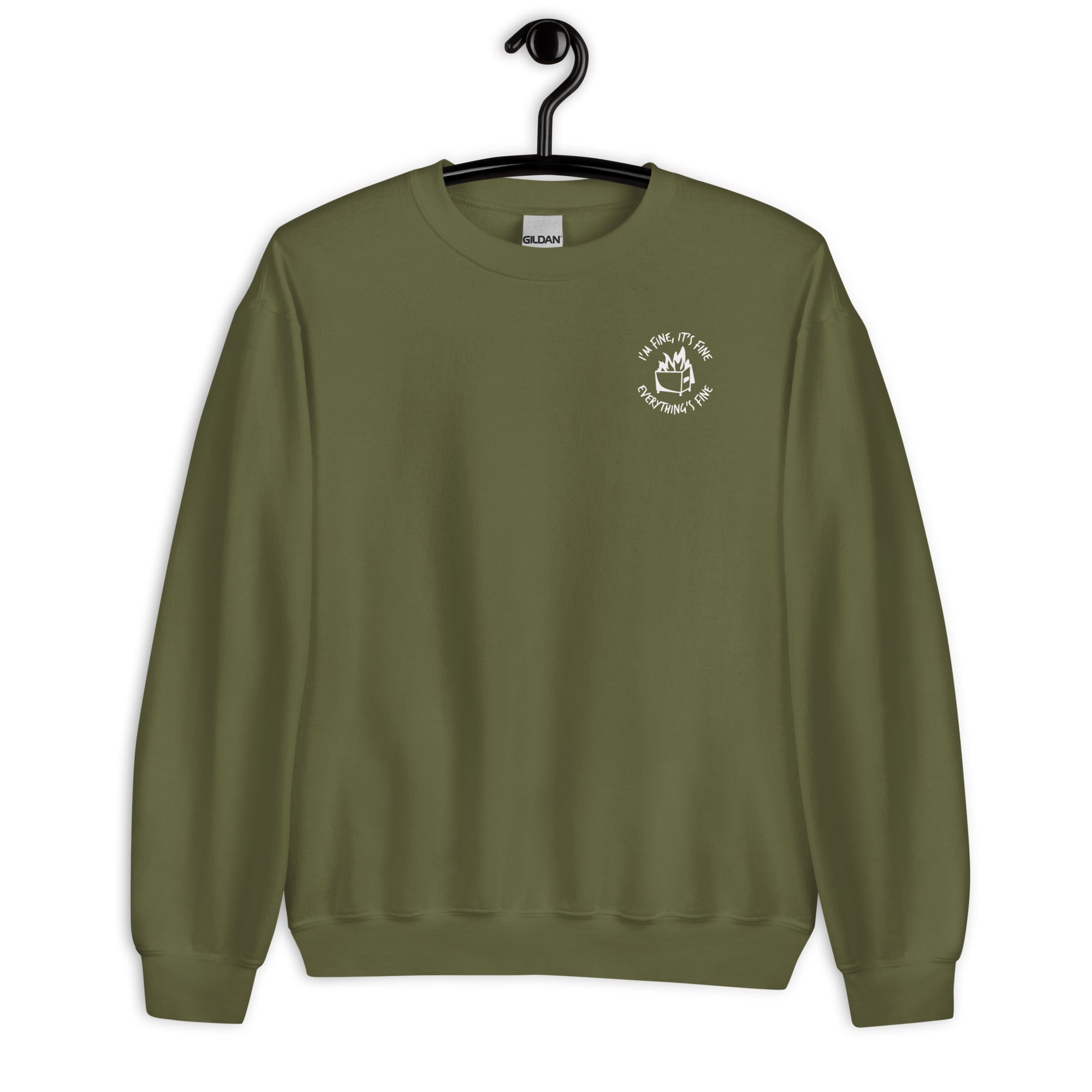 Sweatshirt: Dumpster Fire - Small Version