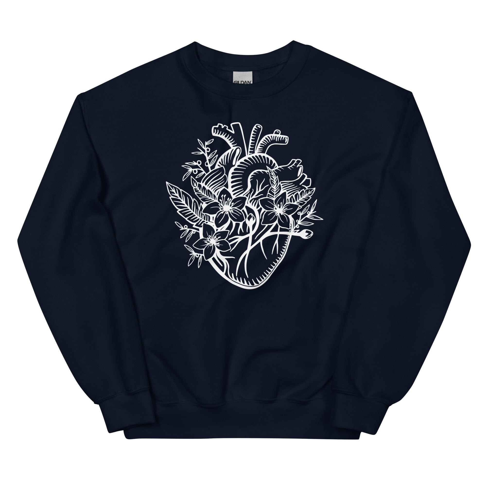 Sweatshirt: Floral Heart