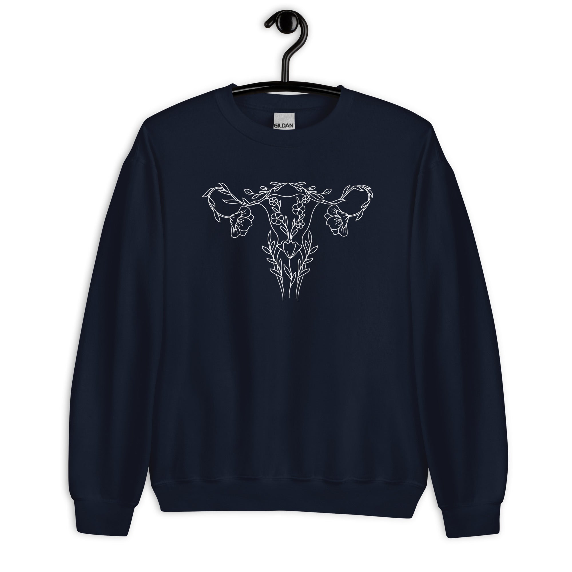 Sweatshirt: Floral Uterus