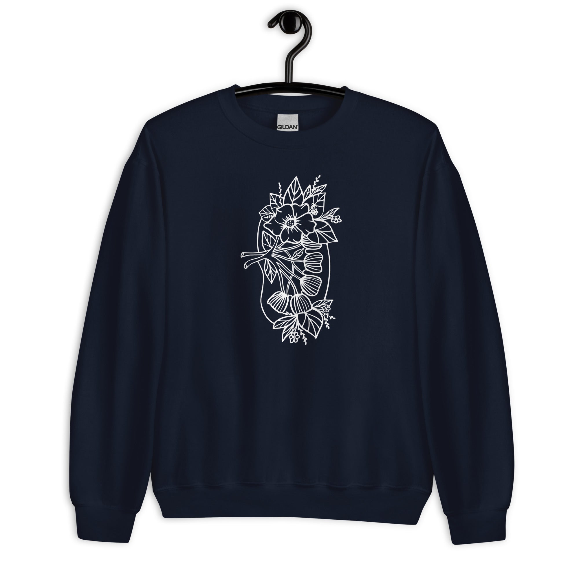 Sweatshirt: Floral Kidney