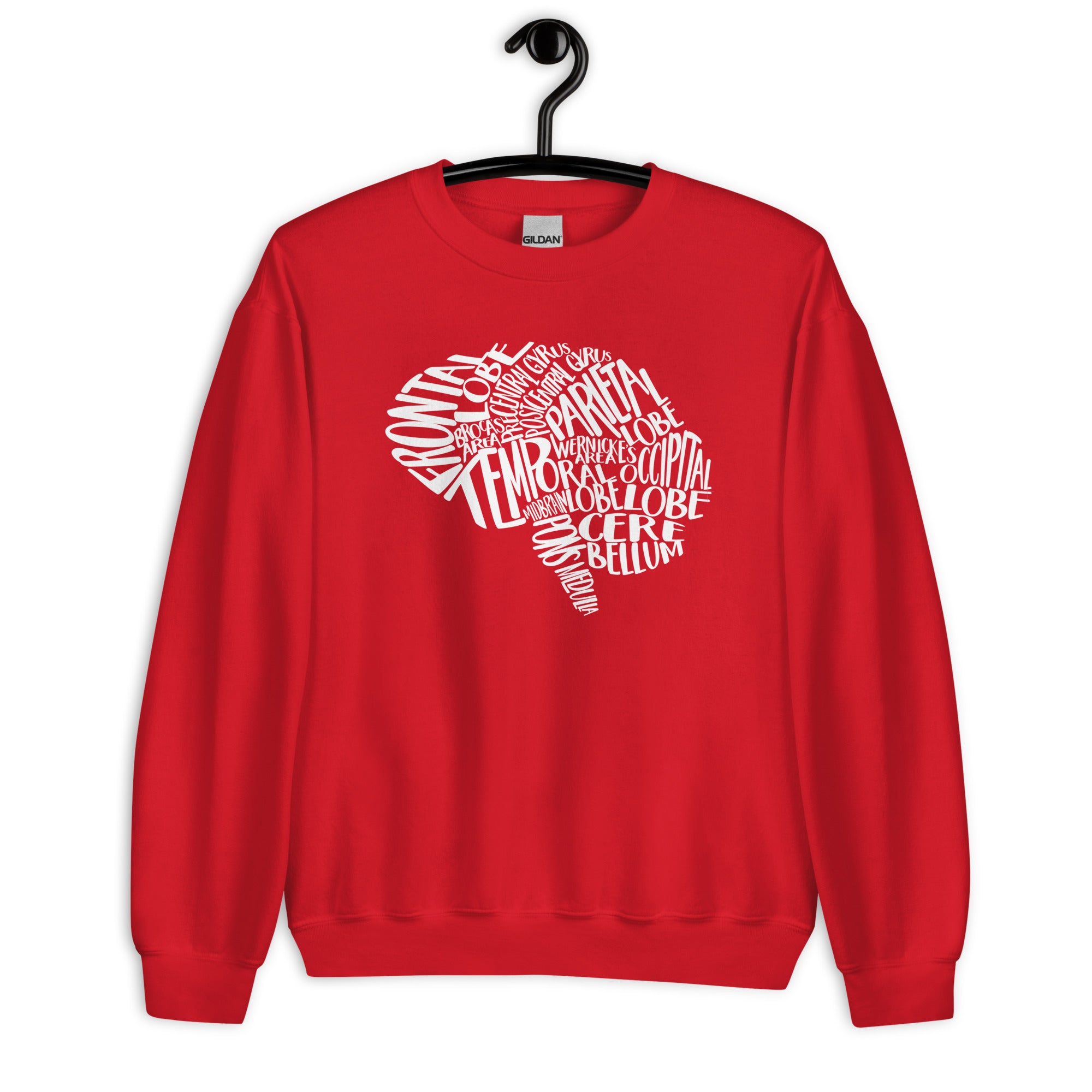 Sweatshirt: Typographical Brain