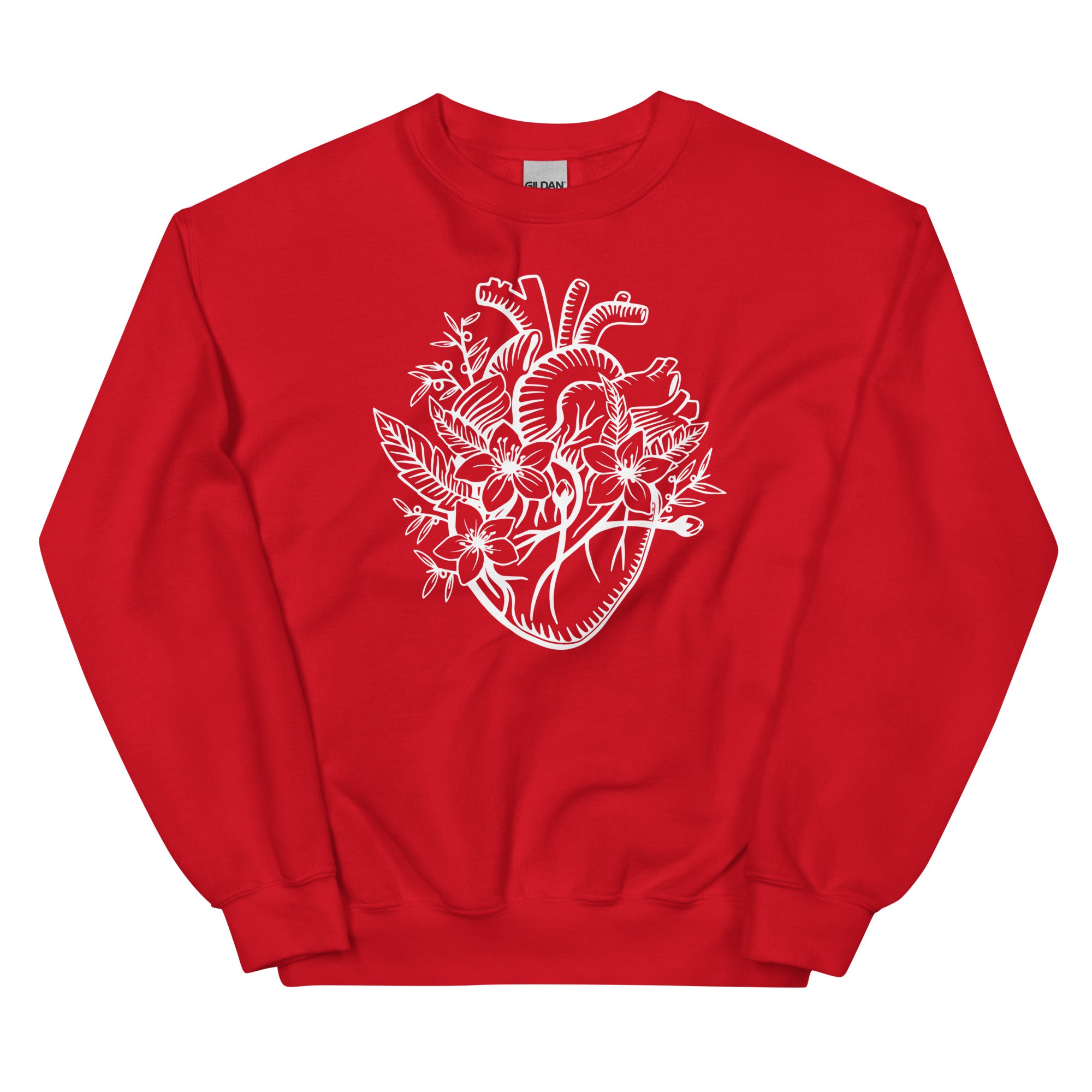 Sweatshirt: Floral Heart