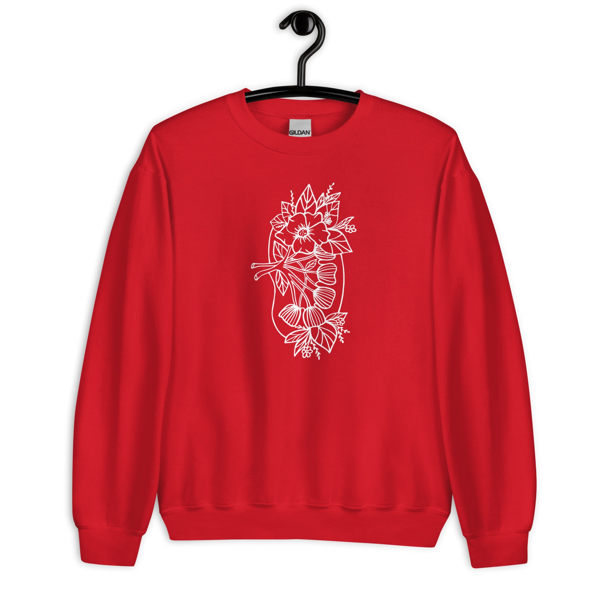 Sweatshirt: Floral Kidney