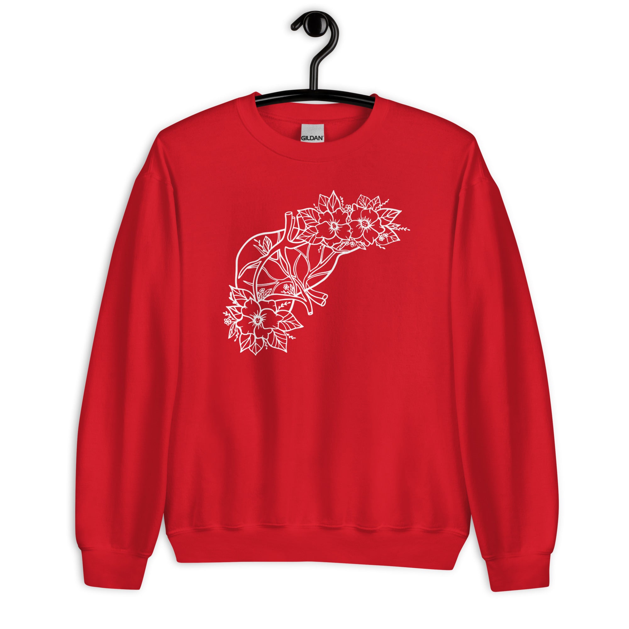 Sweatshirt: Floral Liver