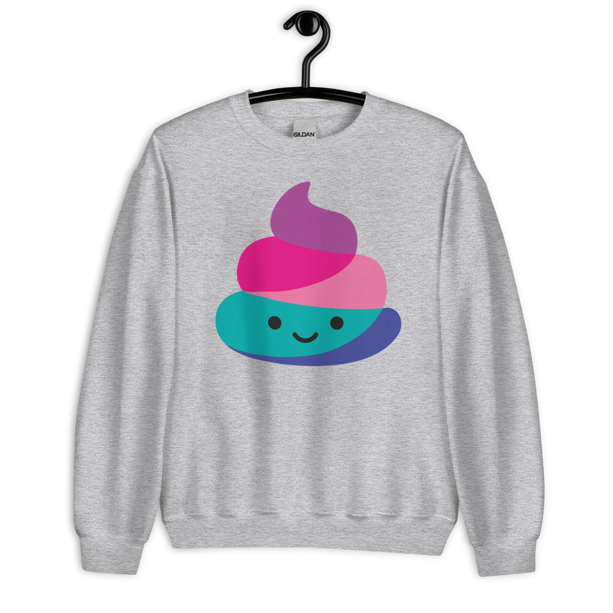 Sweatshirt: Rainbow Poo