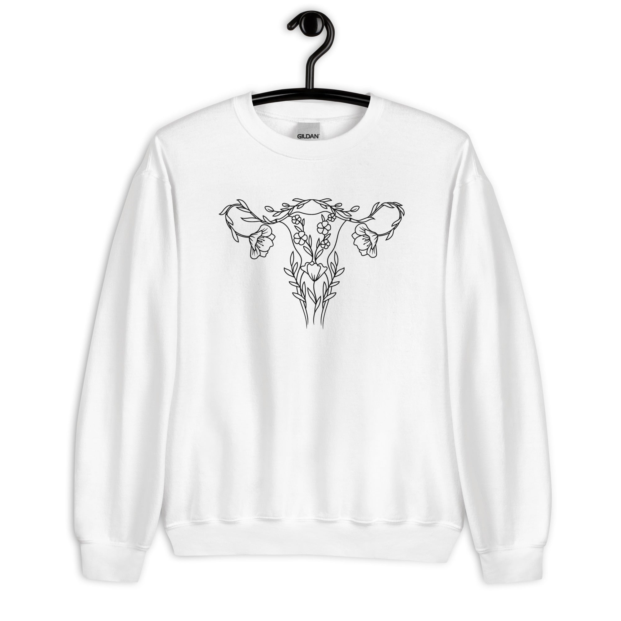 Sweatshirt: Floral Uterus