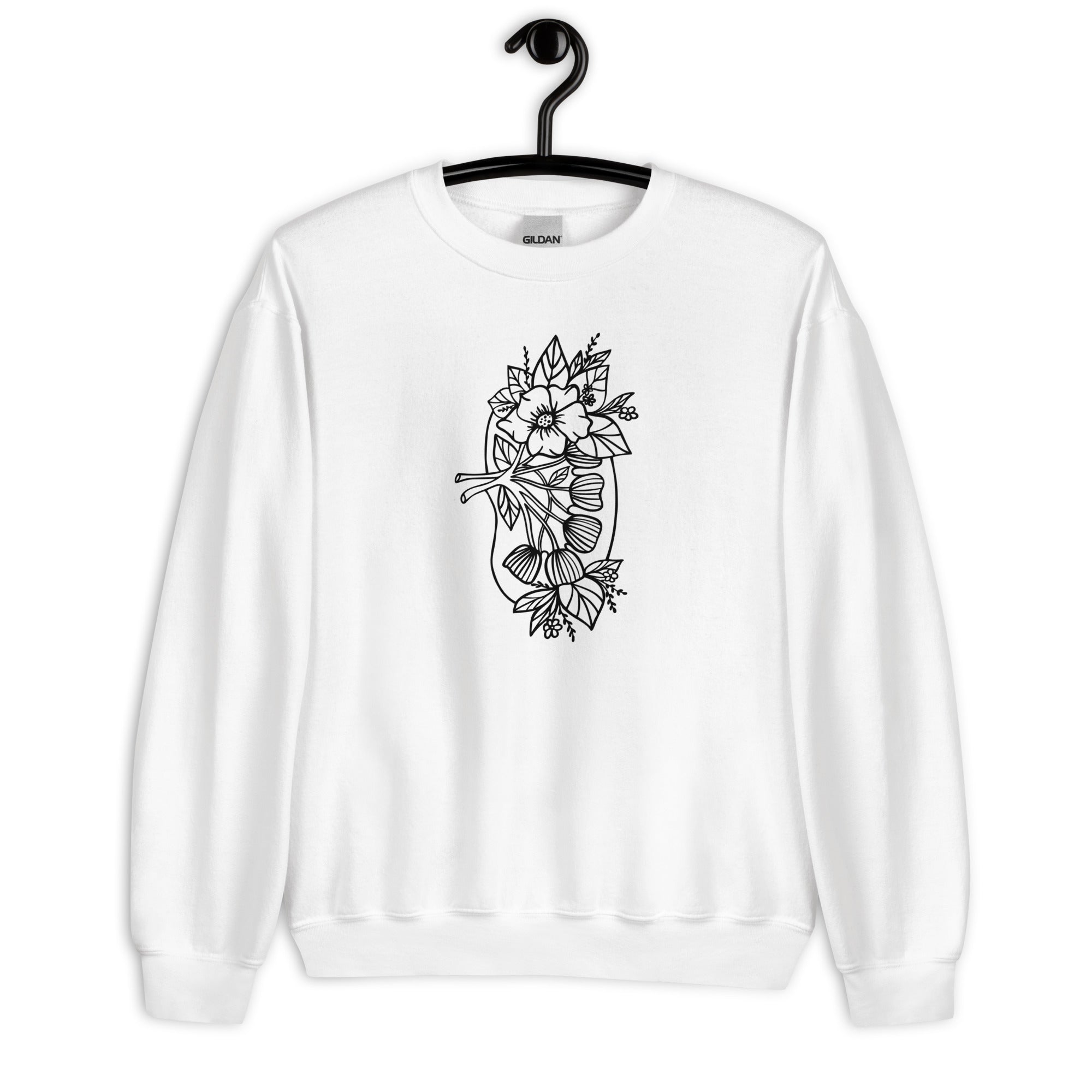 Sweatshirt: Floral Kidney