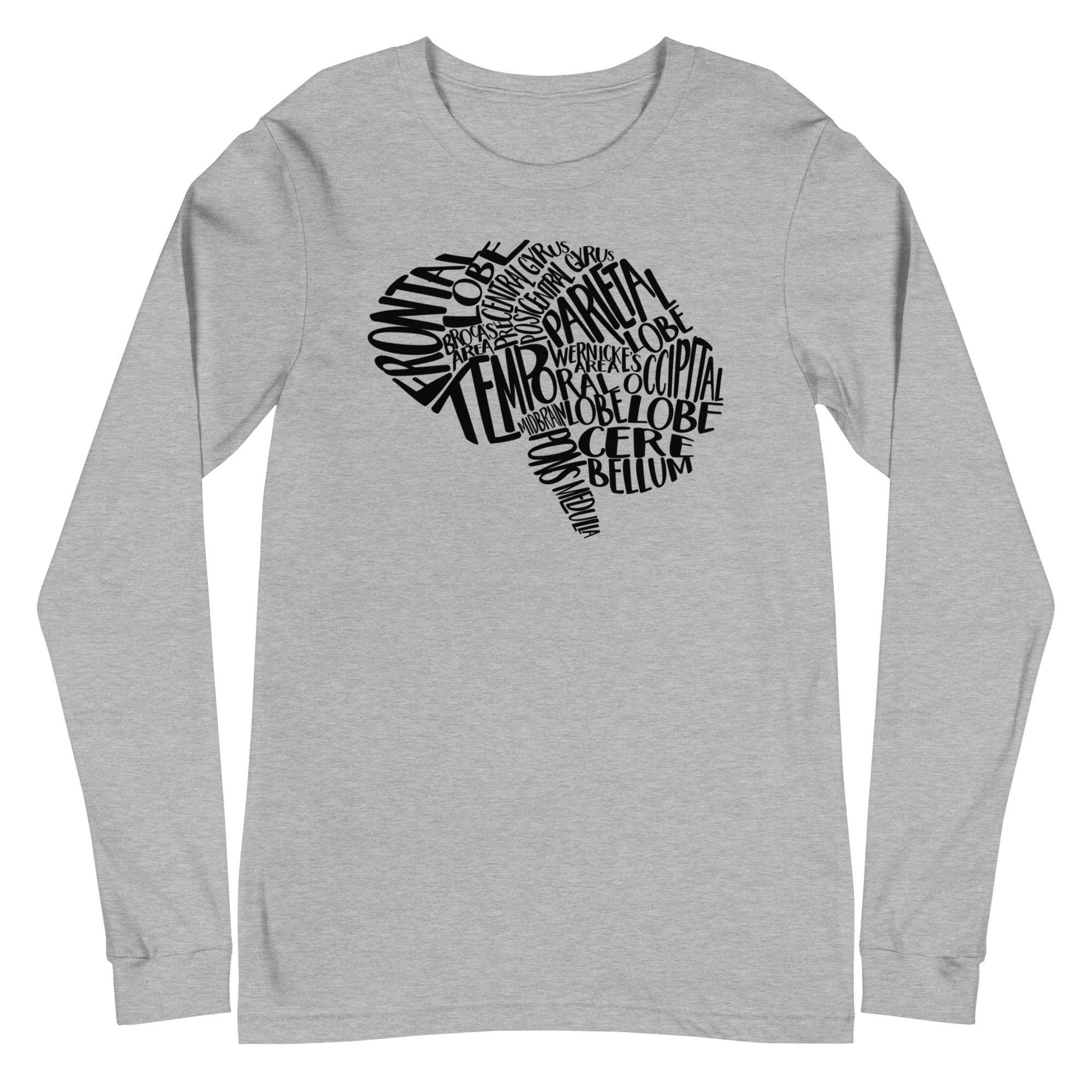 Typographical Brain - Long Sleeve