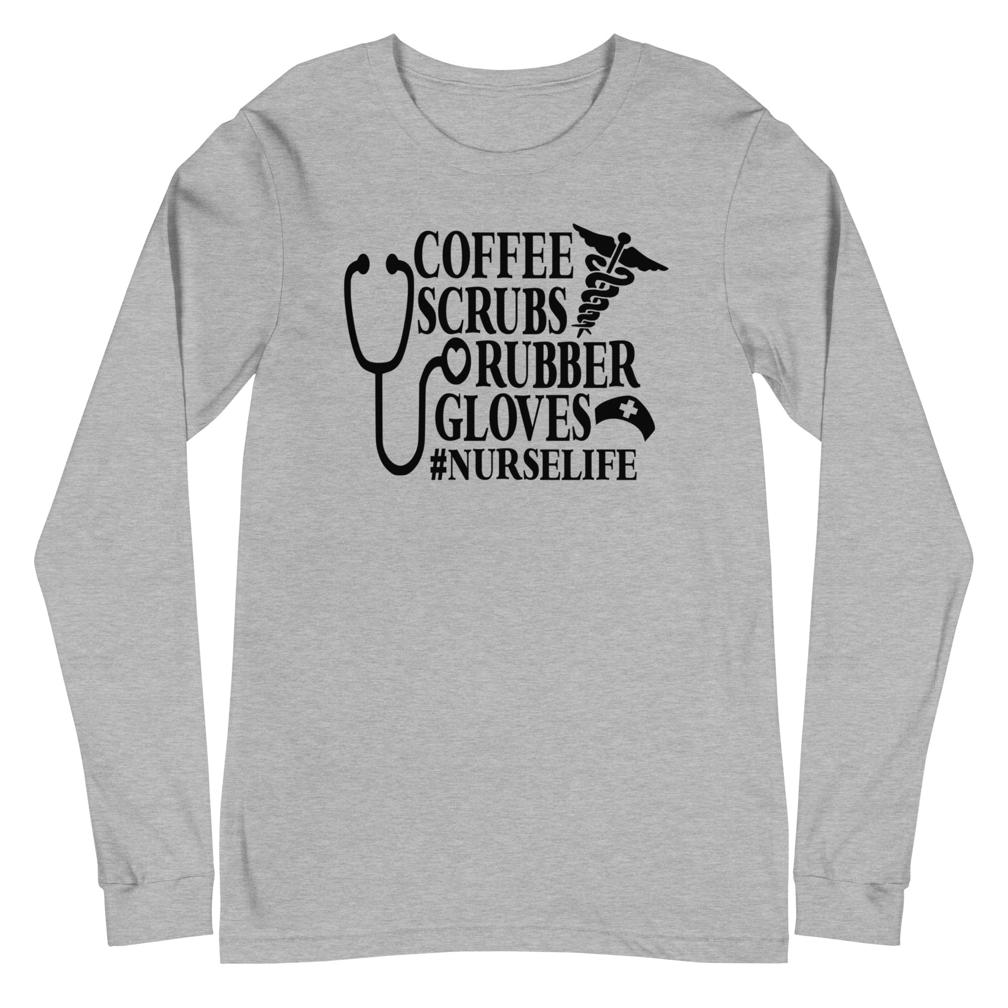 Coffee Scrubs Rubber Gloves - Long Sleeve