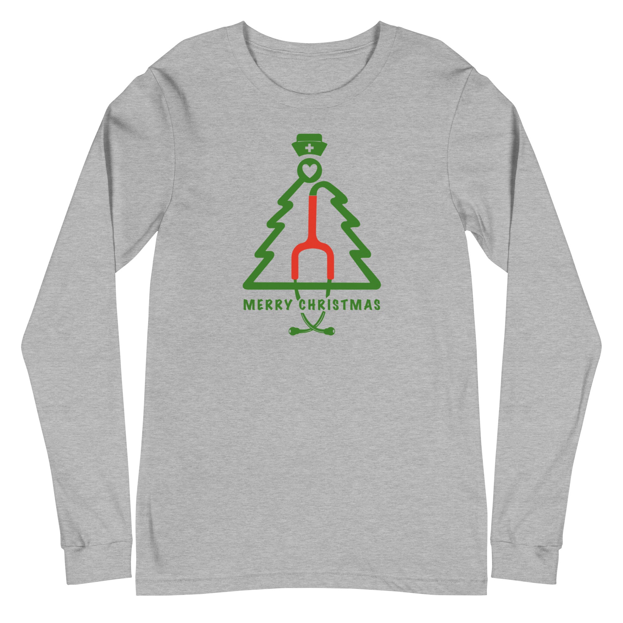 Stethoscope Christmas Tree - Long Sleeve