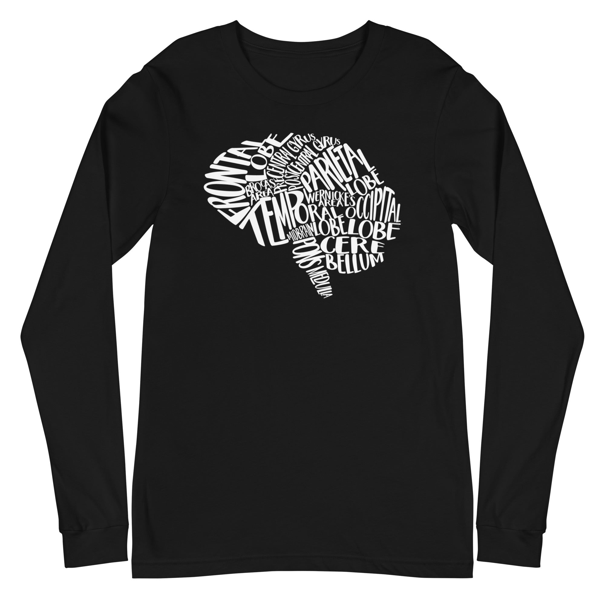 Typographical Brain - Long Sleeve