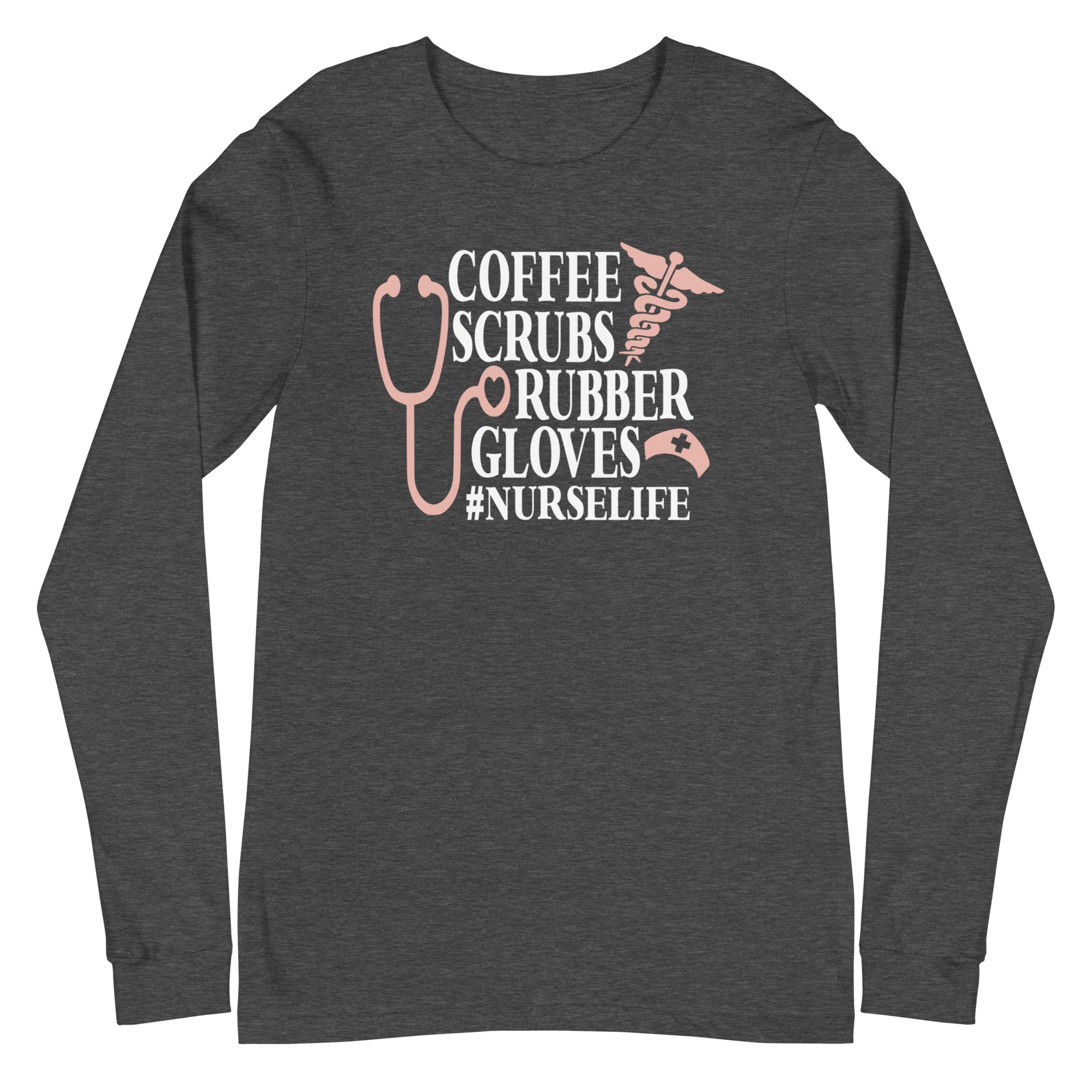 Coffee Scrubs Rubber Gloves - Long Sleeve