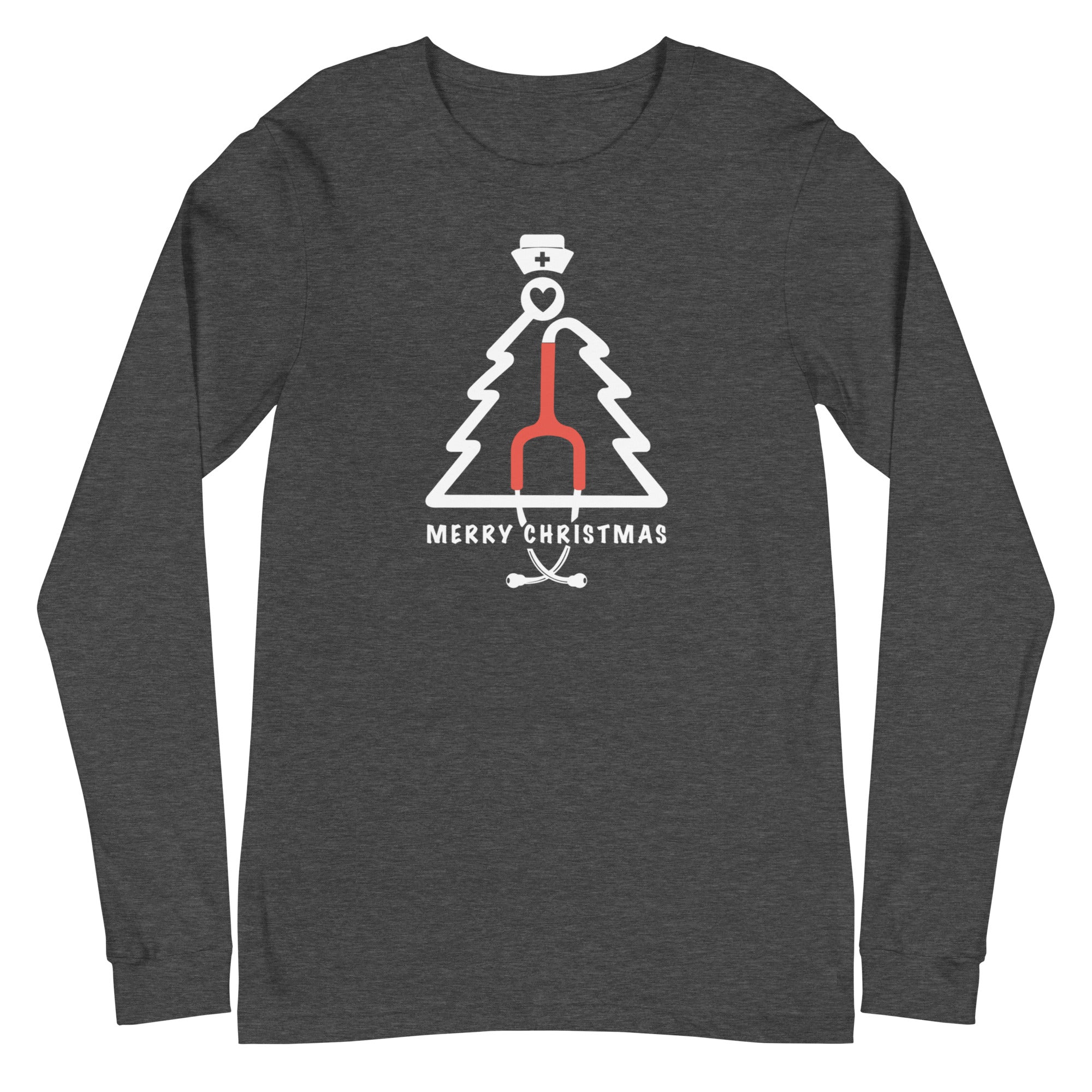 Stethoscope Christmas Tree - Long Sleeve