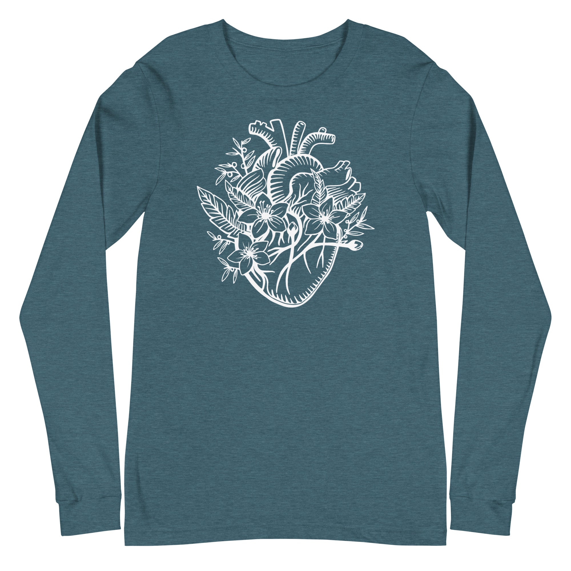 Floral Heart - Long Sleeve