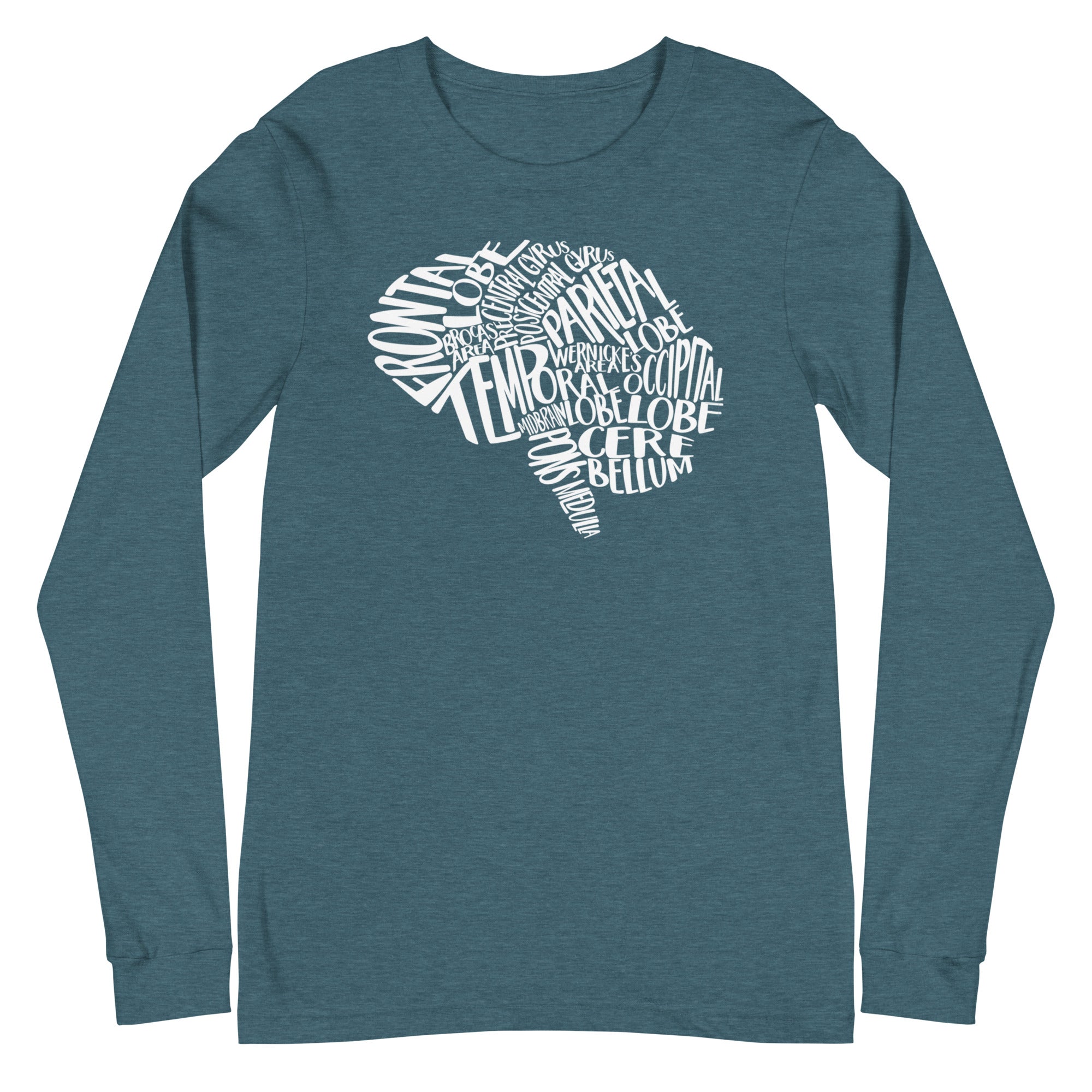 Typographical Brain - Long Sleeve