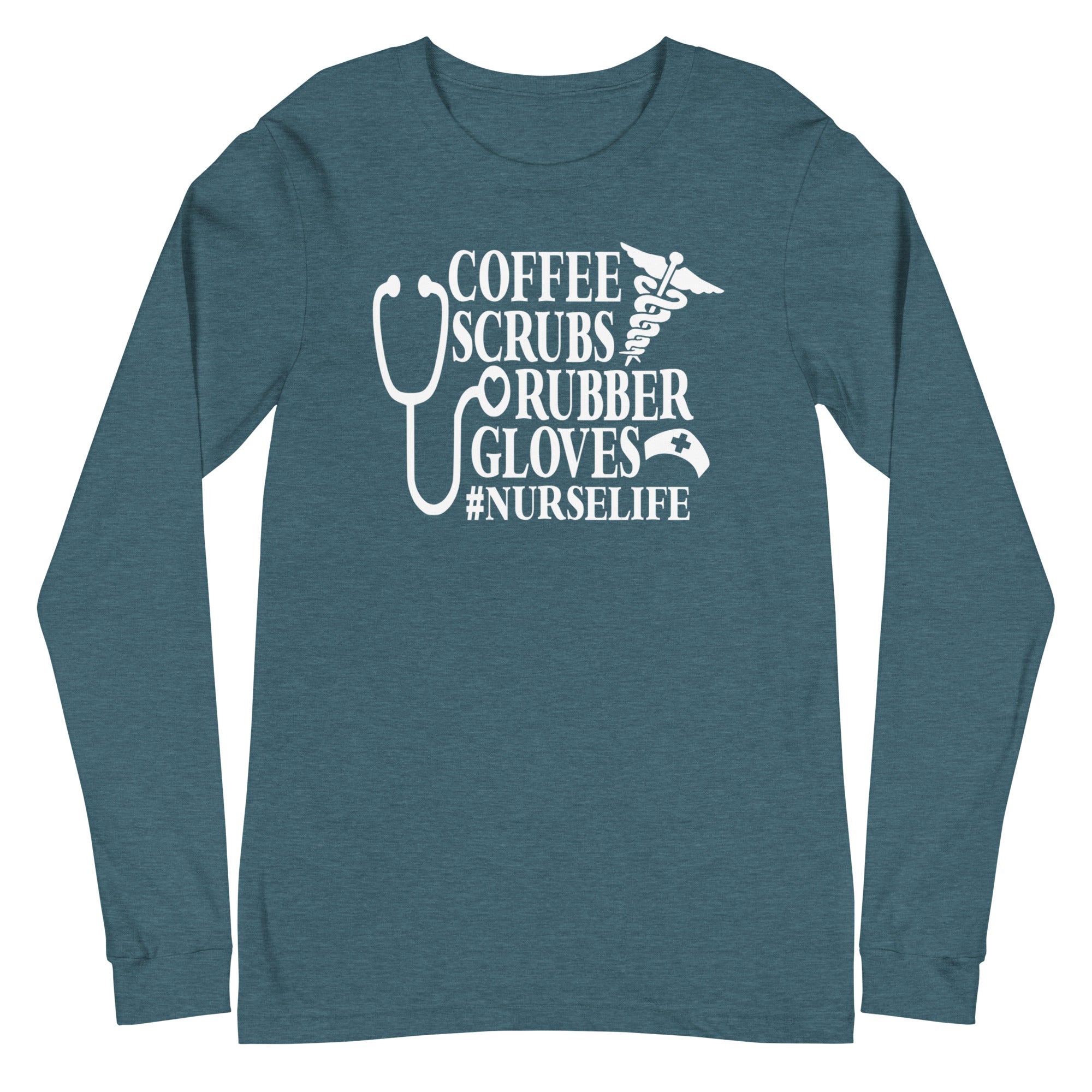 Coffee Scrubs Rubber Gloves - Long Sleeve