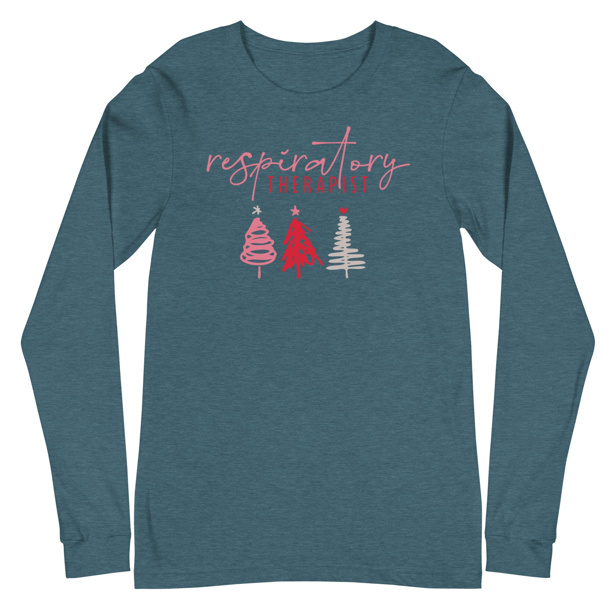 Respiratory Therapist Holiday Trees - Long Sleeve
