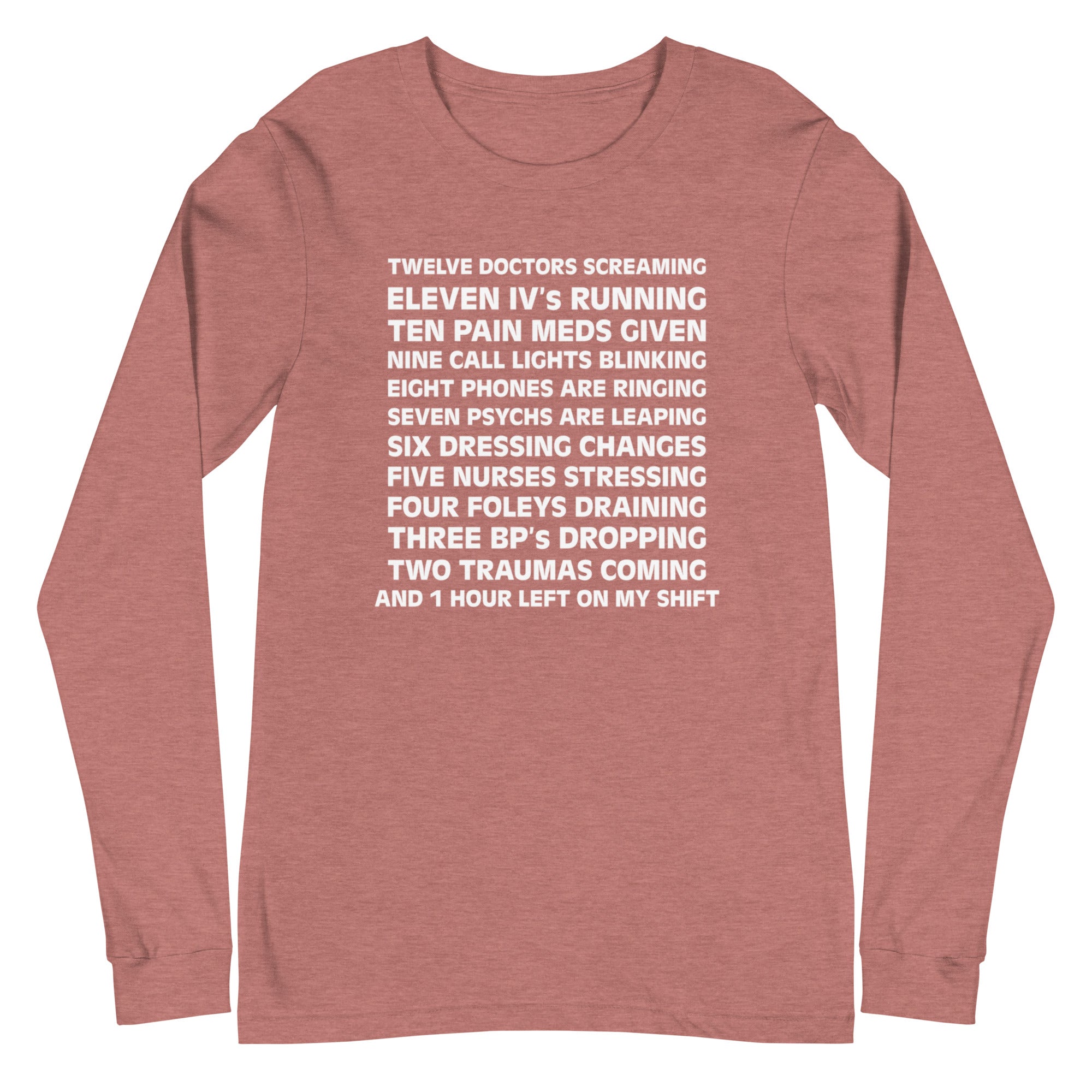 12 Days of Nurse Christmas - Long Sleeve