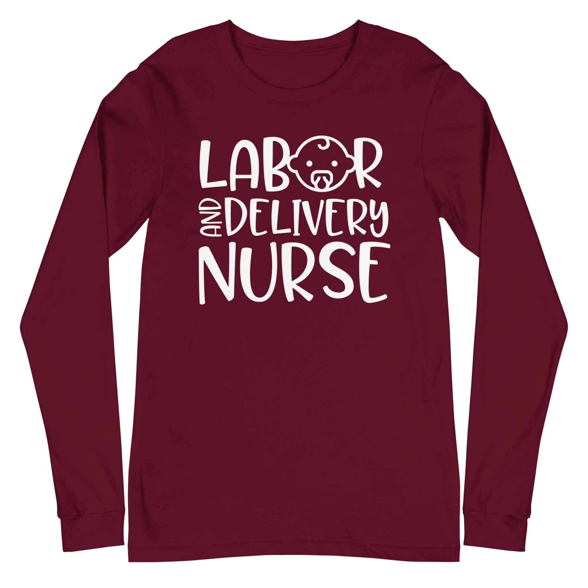 Labor & Delivery Nurse (With Baby) - Long Sleeve