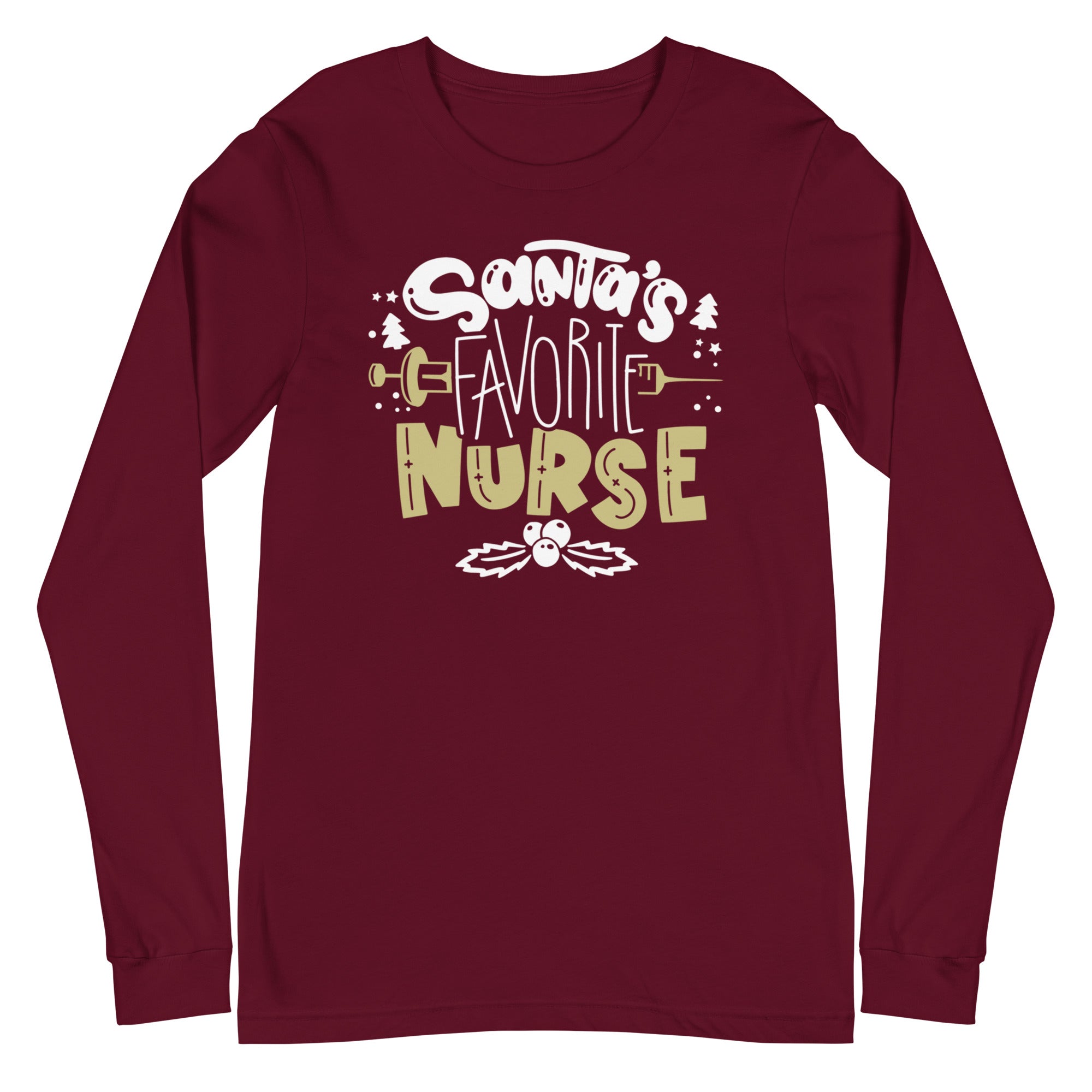 Santa's Favorite Nurse - Long Sleeve