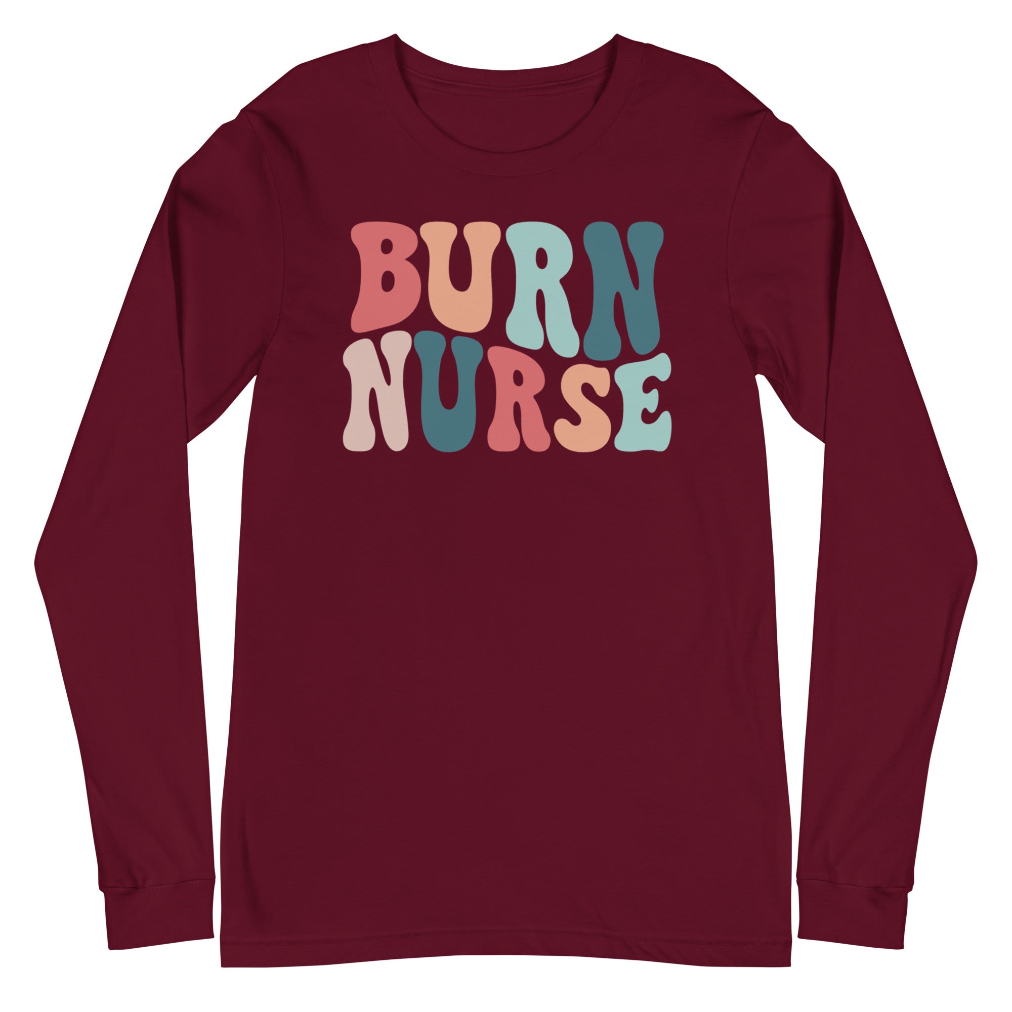Retro Burn Nurse - Long Sleeve