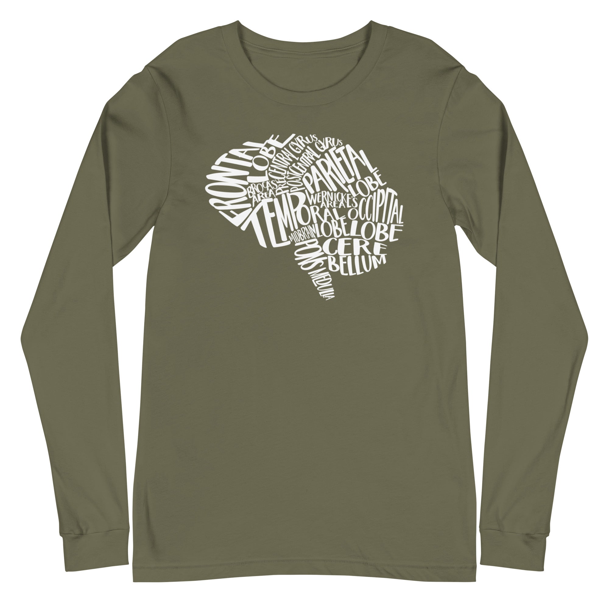 Typographical Brain - Long Sleeve