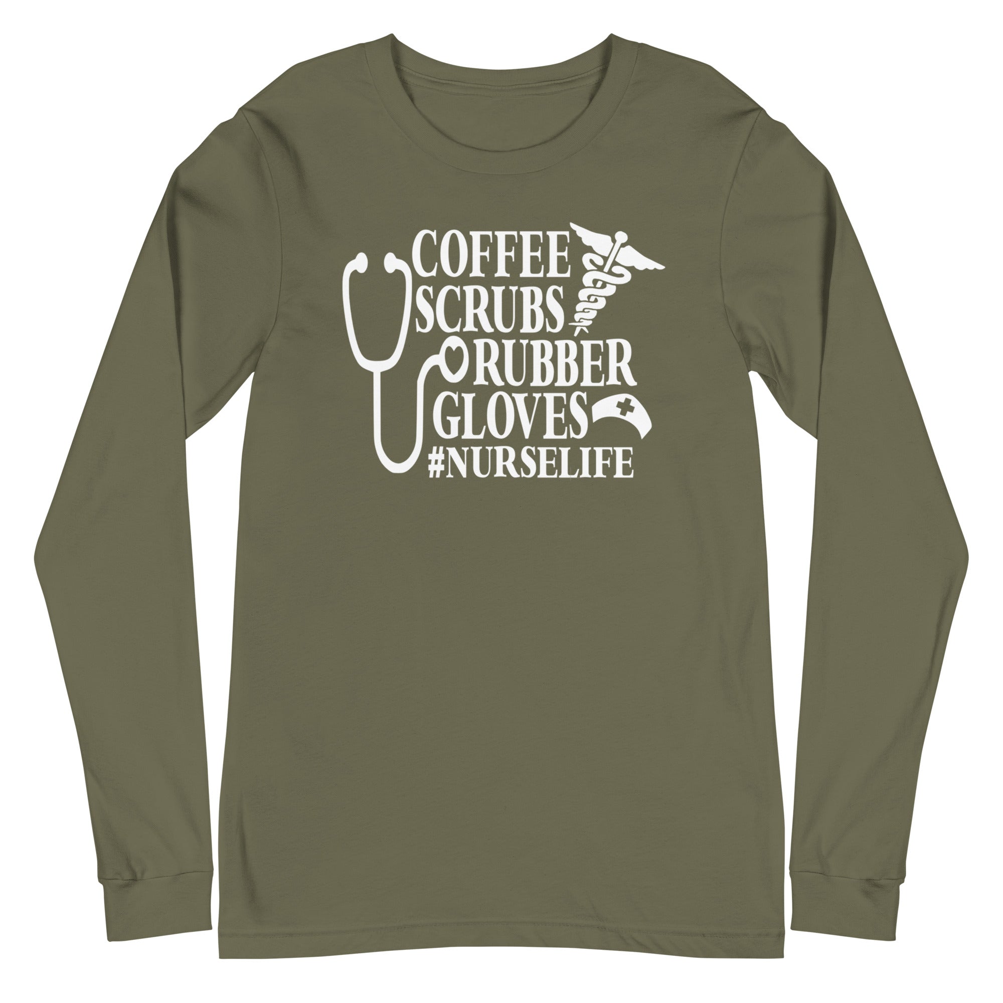 Coffee Scrubs Rubber Gloves - Long Sleeve