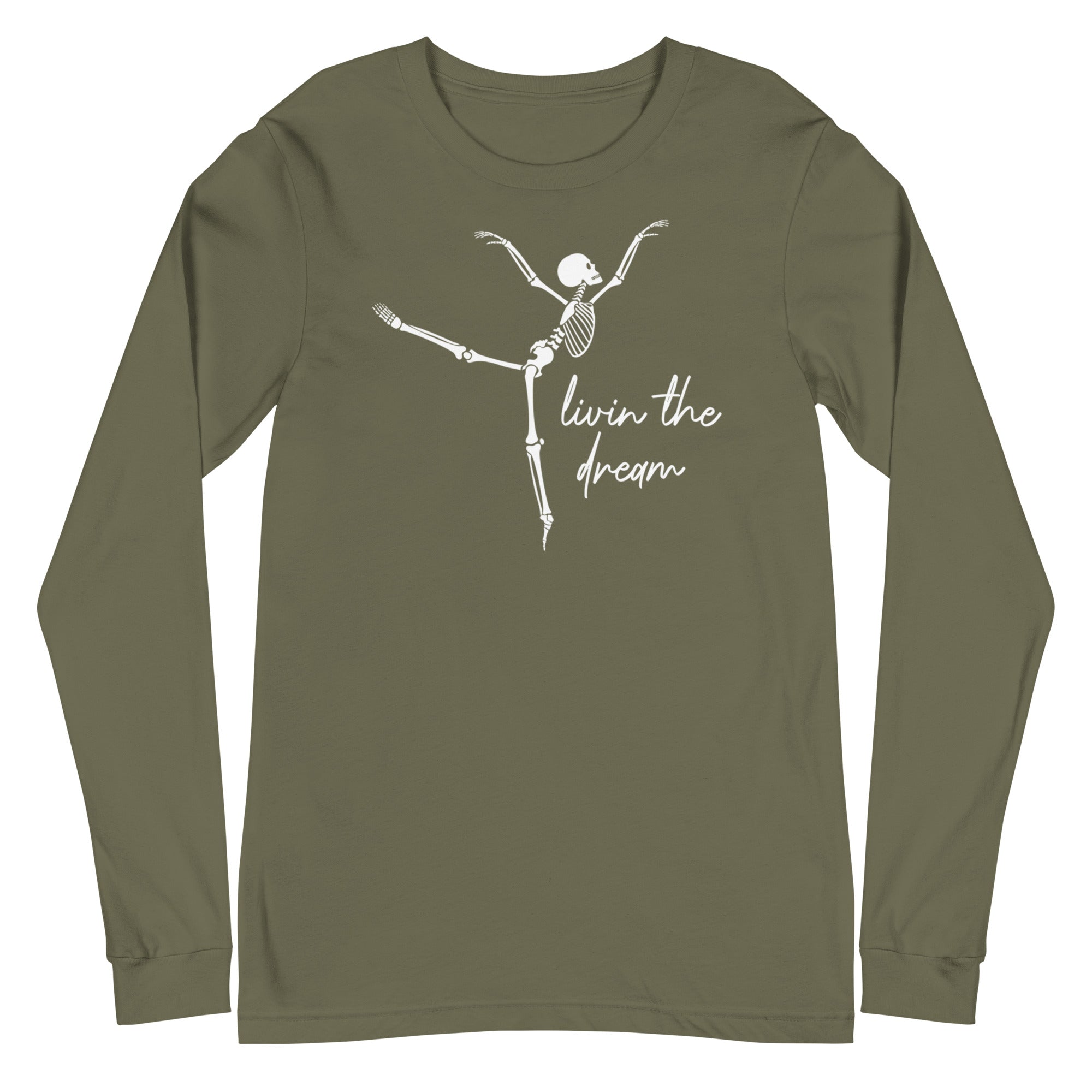 Skeleton: Livin the Dream - Long Sleeve