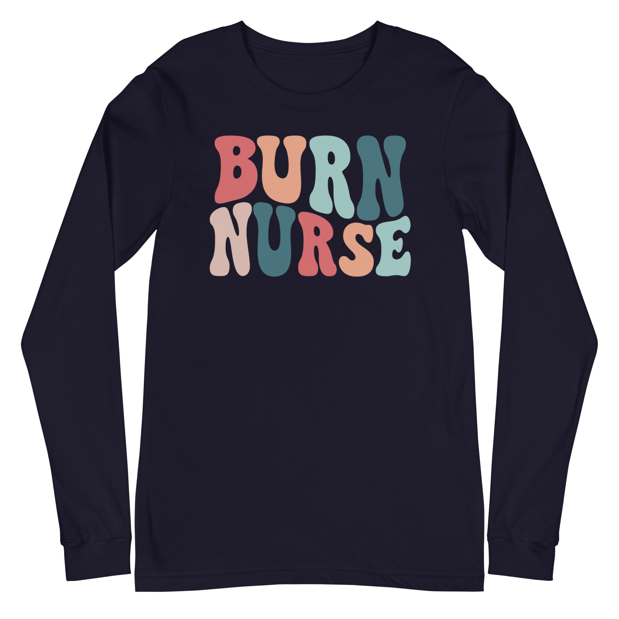 Retro Burn Nurse - Long Sleeve