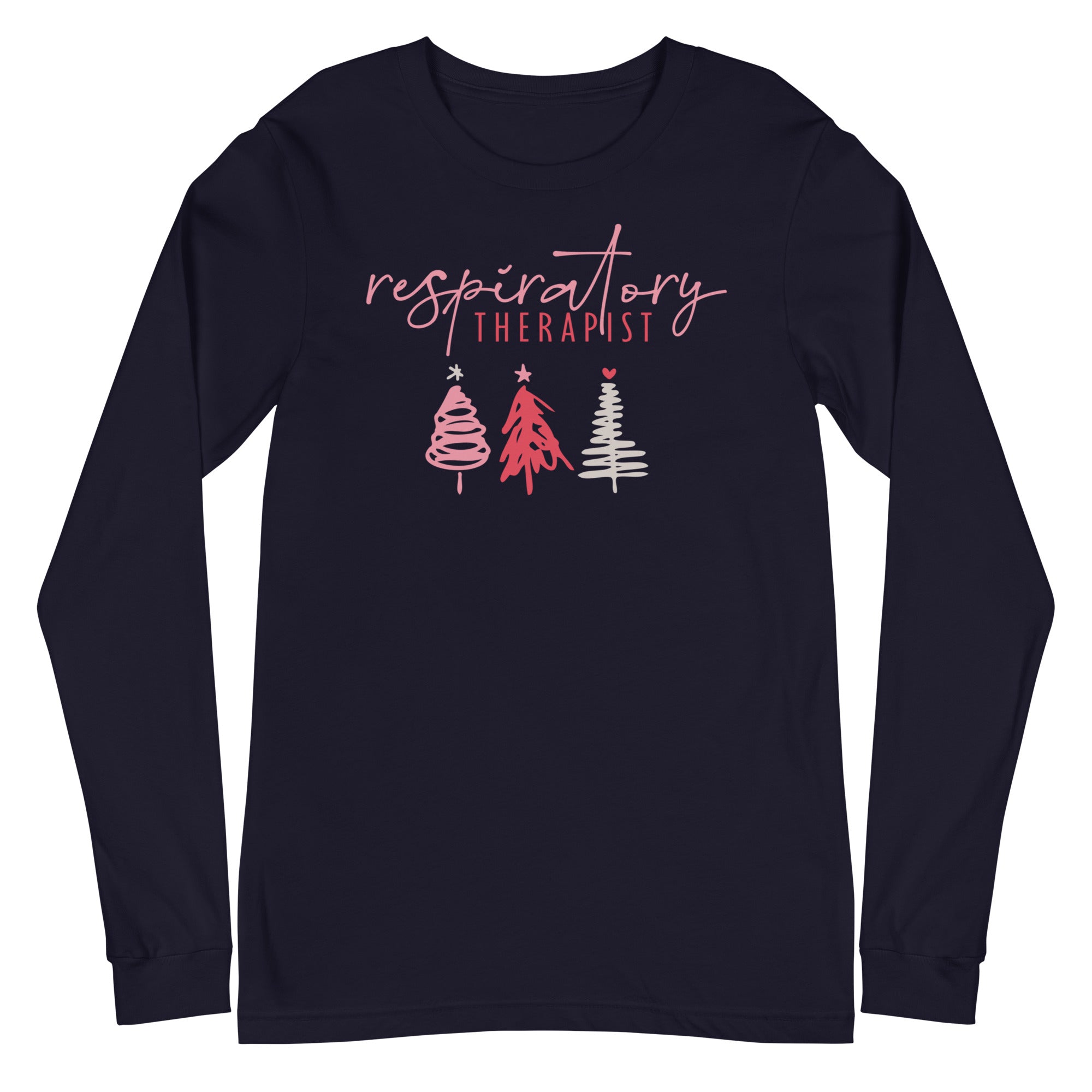 Respiratory Therapist Holiday Trees - Long Sleeve