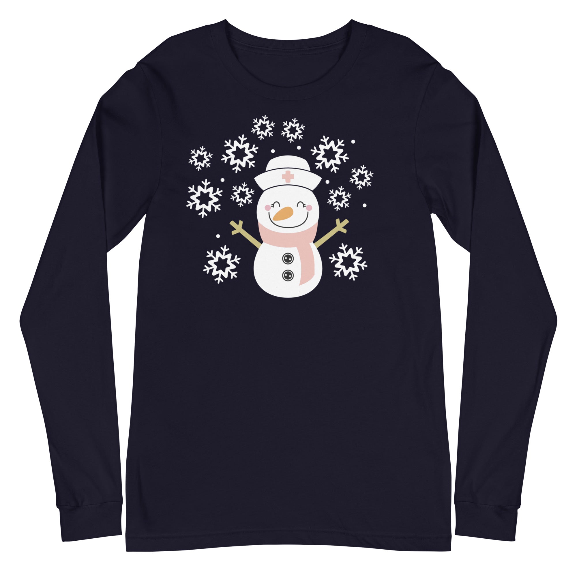 Snowman Nurse - Long Sleeve