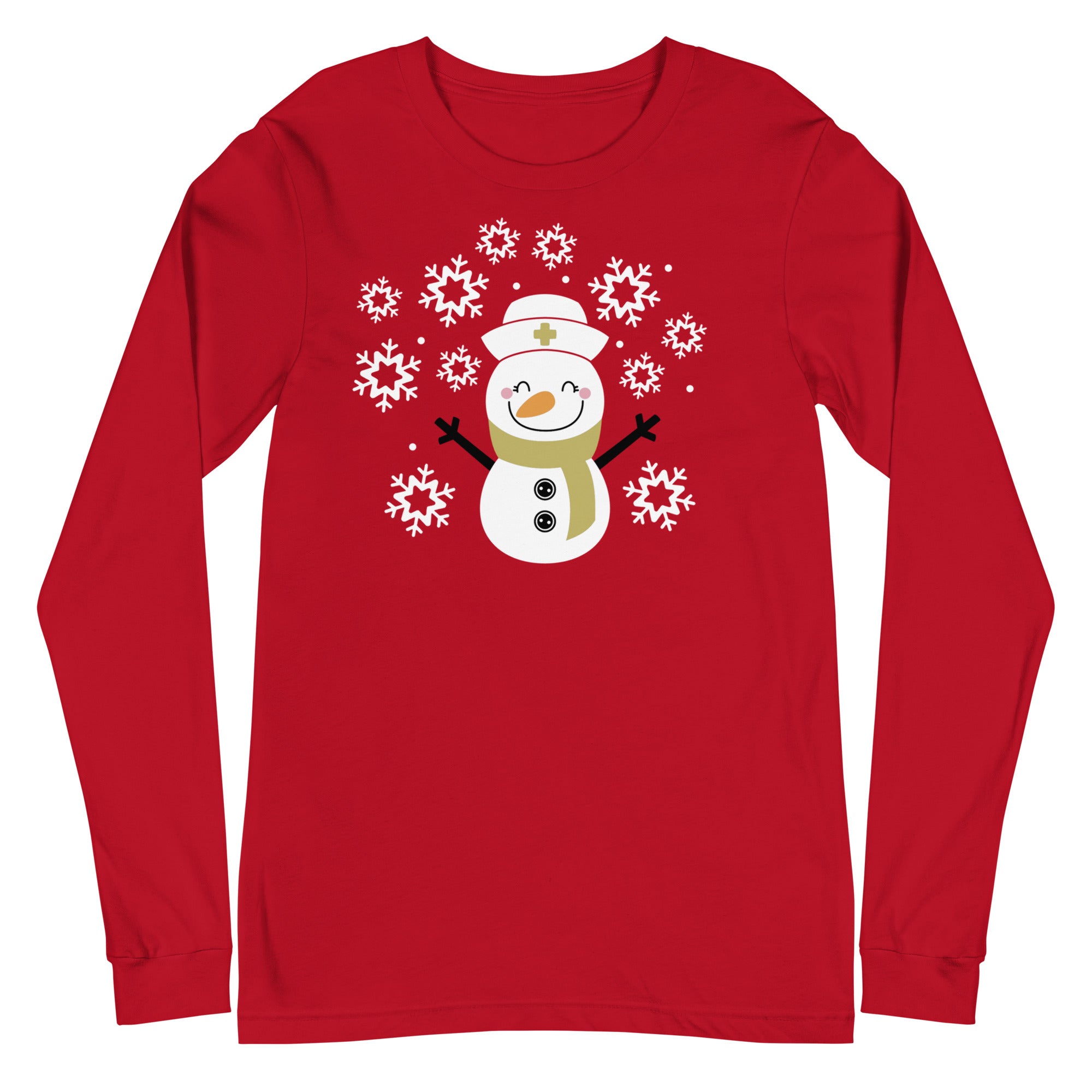 Snowman Nurse - Long Sleeve