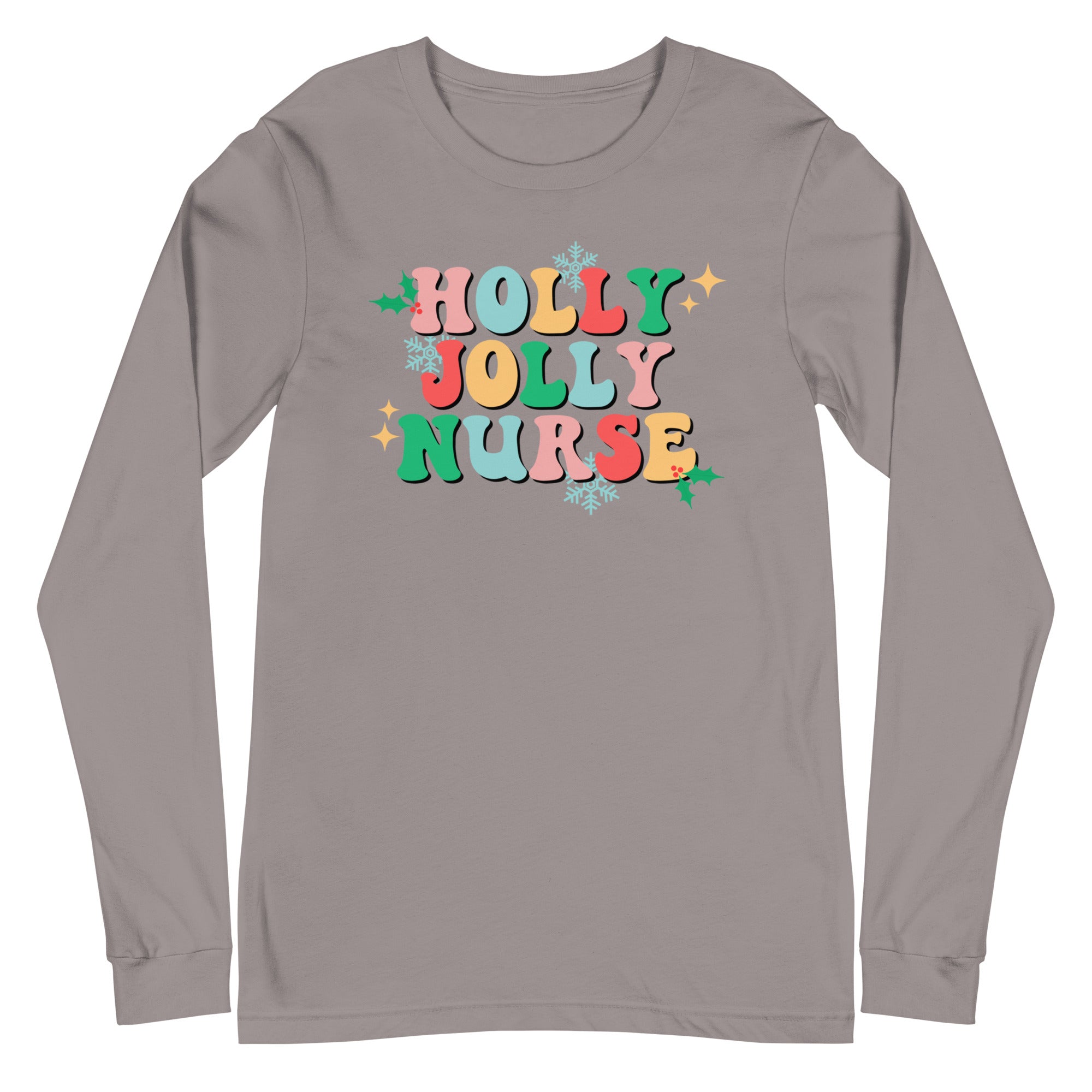 Holly Jolly Nurse - Long Sleeve