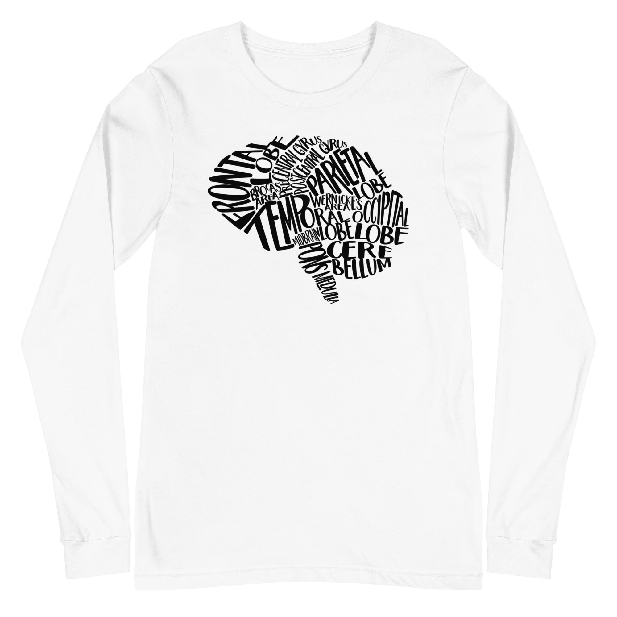 Typographical Brain - Long Sleeve