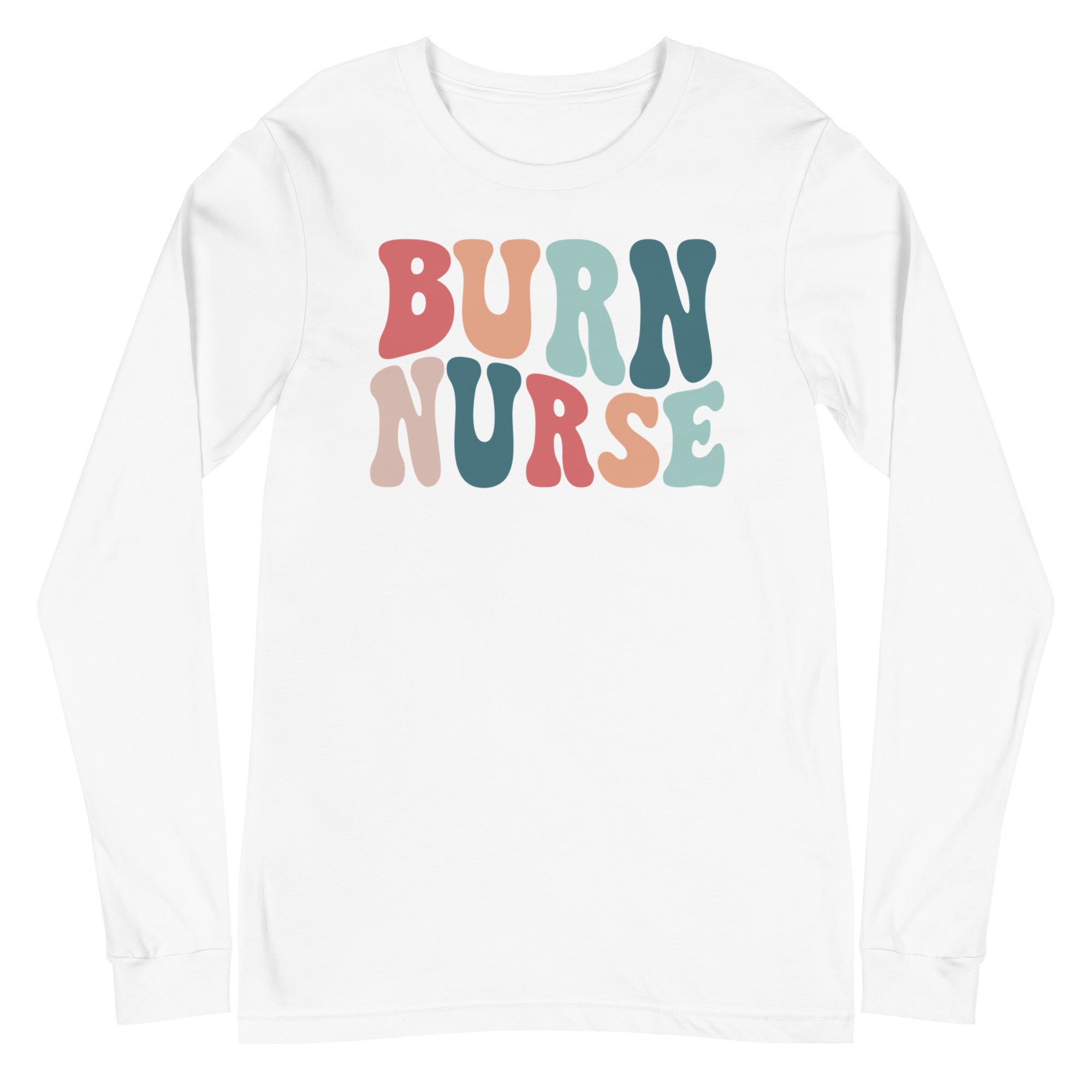 Retro Burn Nurse - Long Sleeve