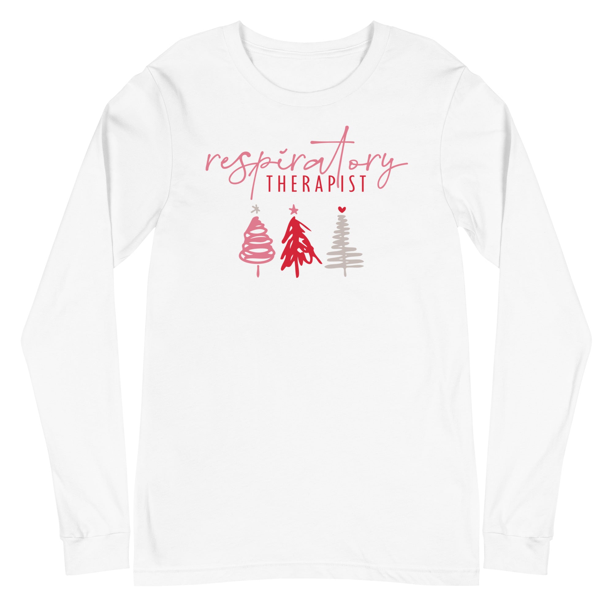 Respiratory Therapist Holiday Trees - Long Sleeve