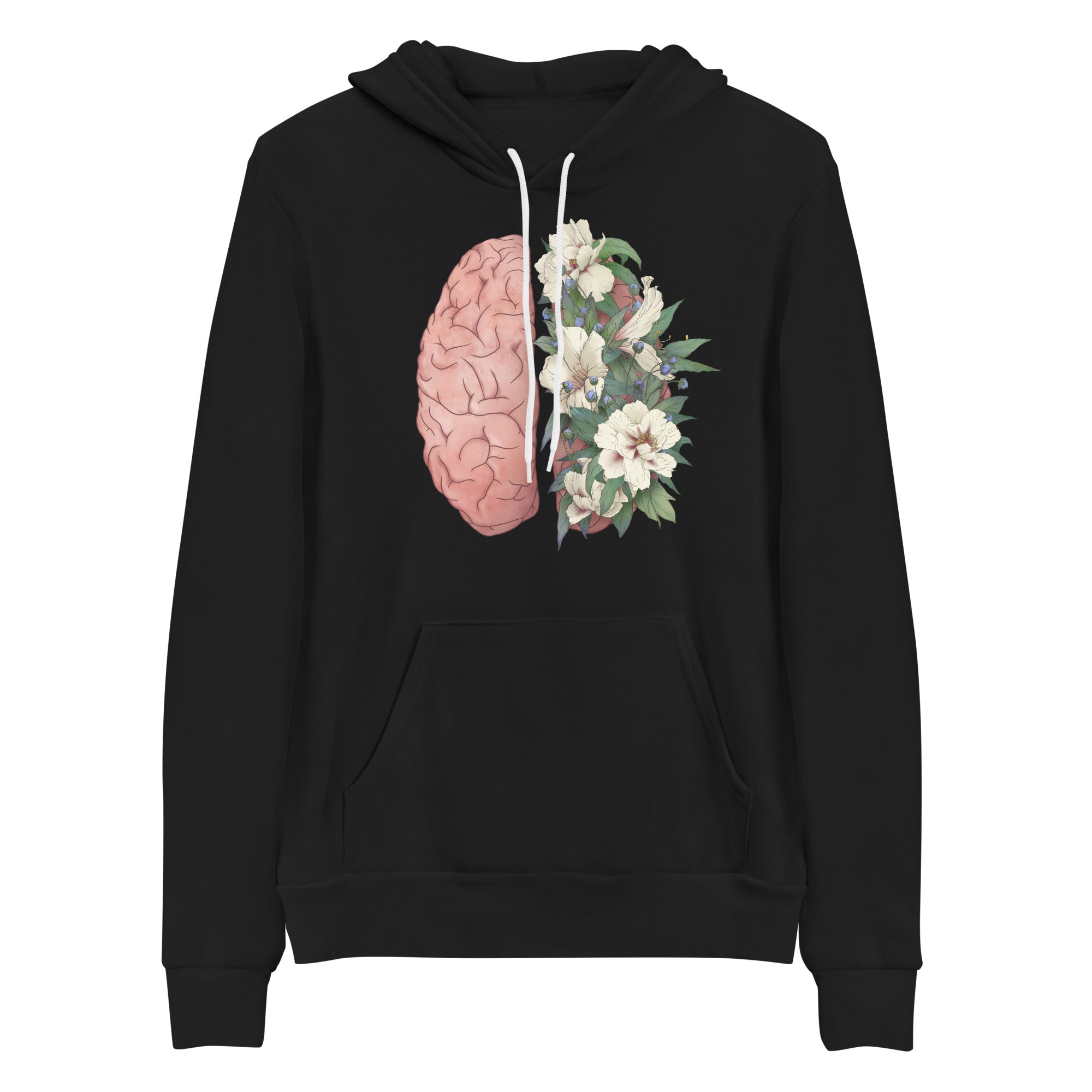 Hoodie: Floral Brain