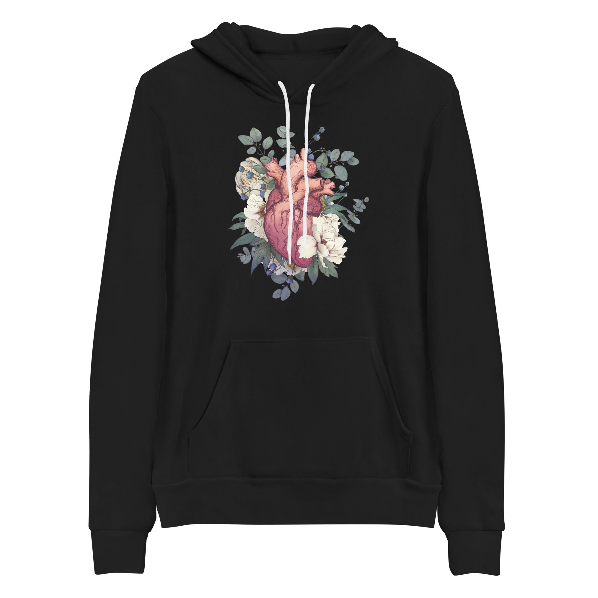 Hoodie: Floral Heart