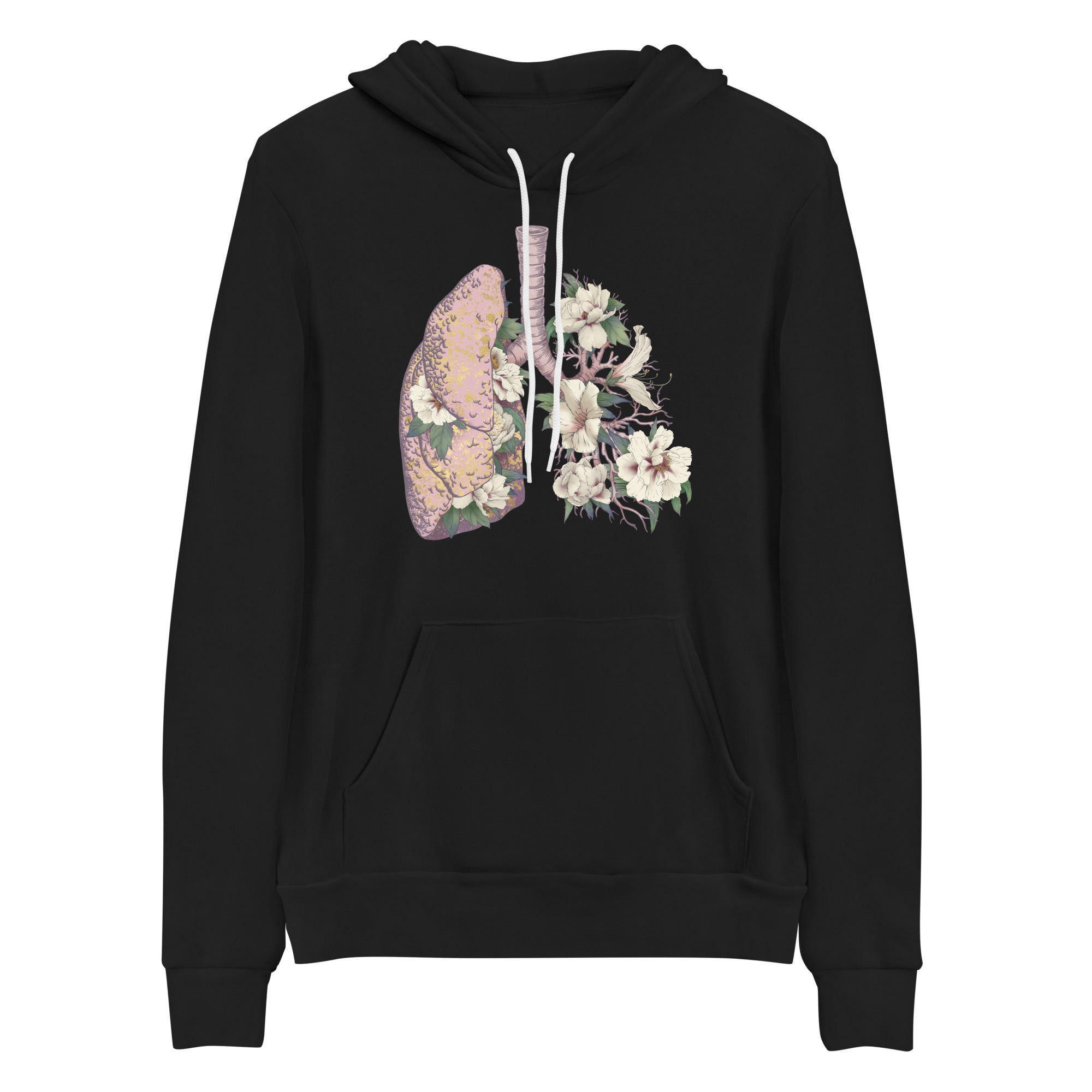 Hoodie: Floral Lungs