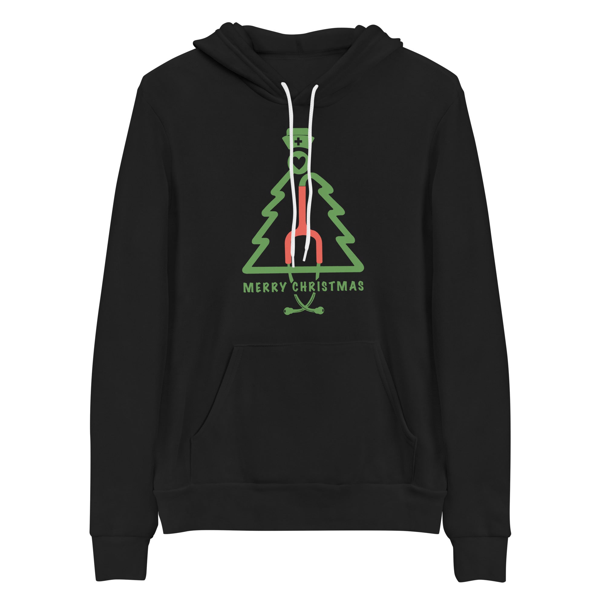Hoodie: Stethoscope Christmas Tree